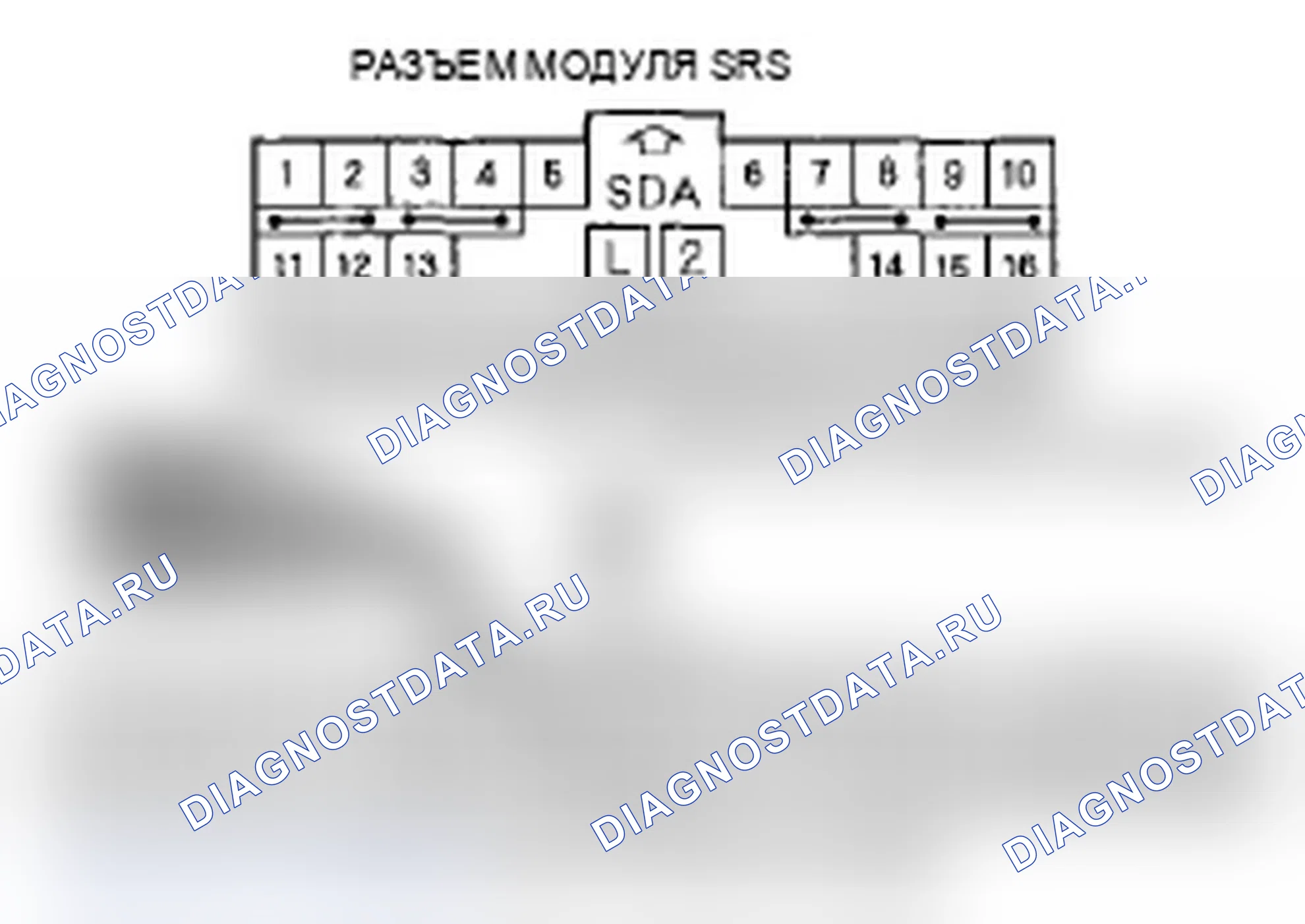 Рис. 13: B1032 расшифровка кода ошибки: ошибка на входе сигнала обнаружения коллизий (CDS) MICU. Acura RL II рестайлинг
