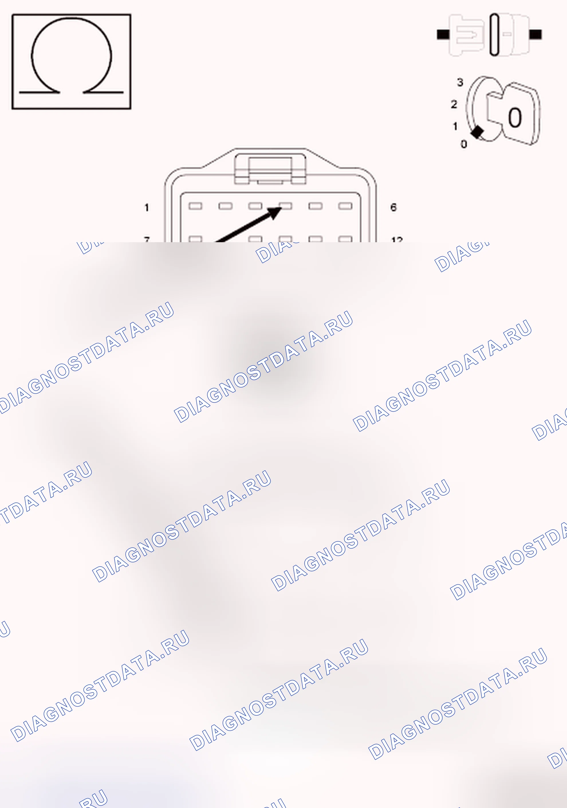 Рис. 1031: Диагностический тест. RAM Pickup 2500 