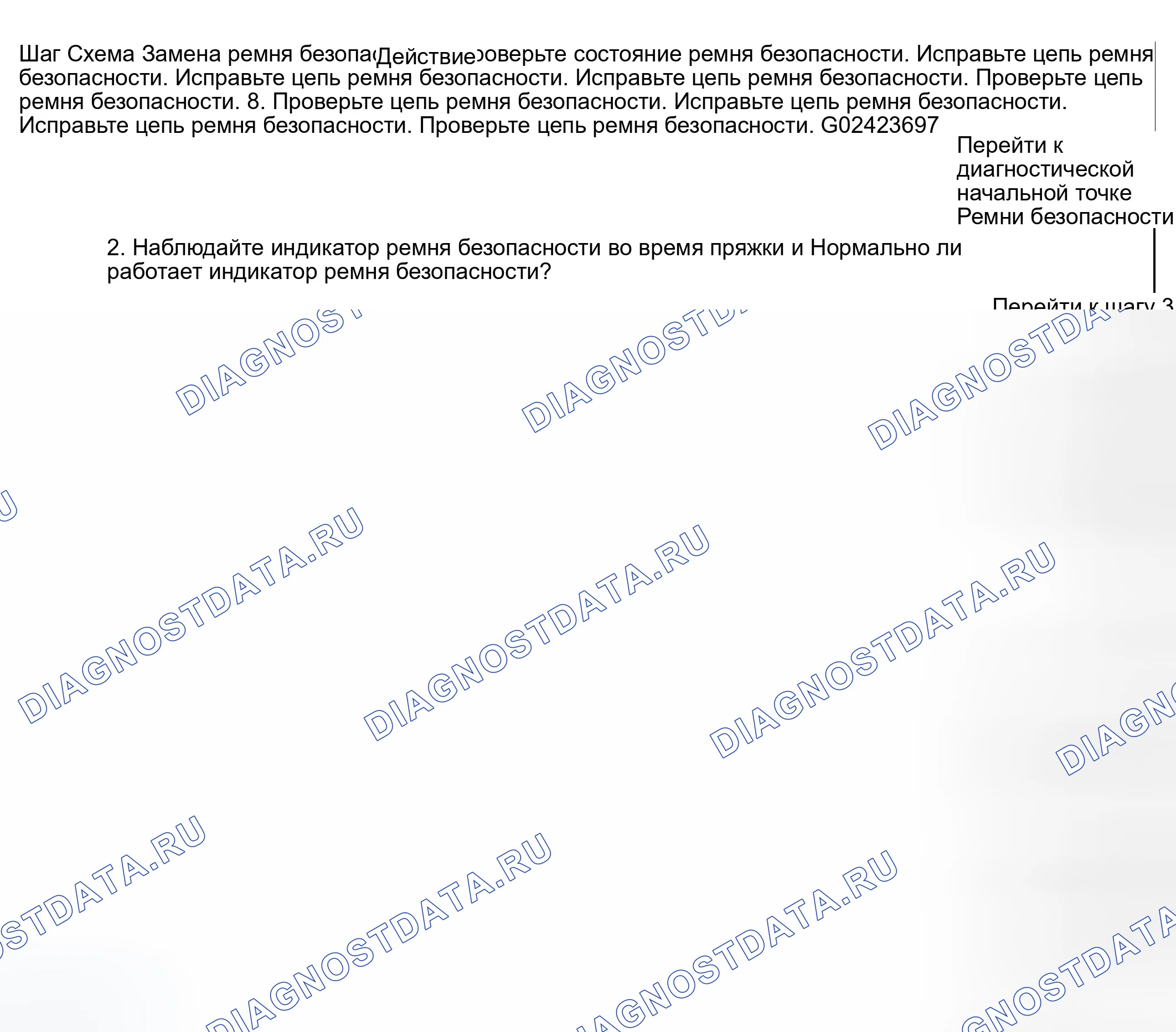 Рис. 1: Неисправность цепи индикатора ремня безопасности. GMC Savana H2500 