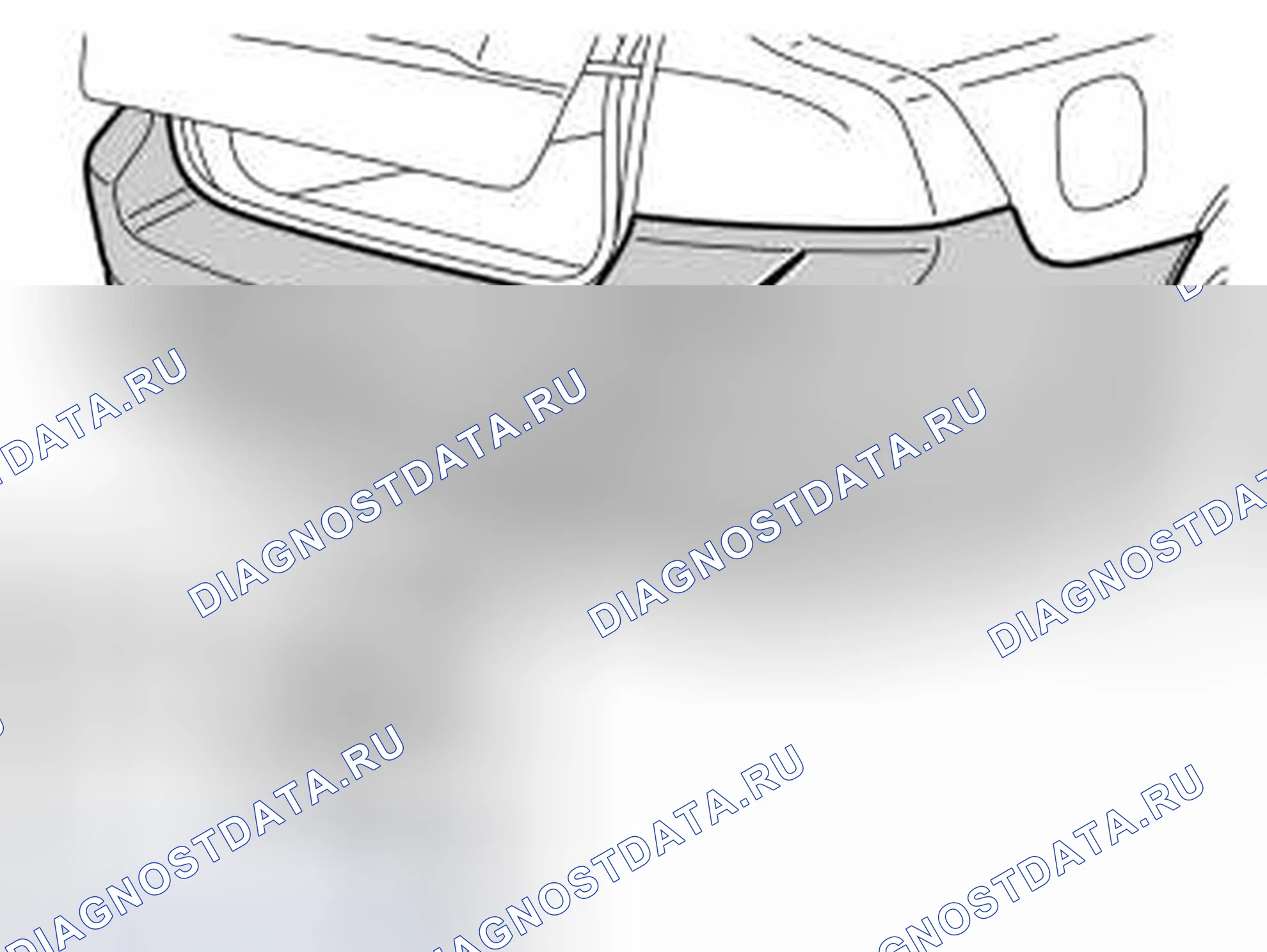 Рис. 693: УСТАНОВКА БАМПЕРА. Volvo S80 II рестайлинг