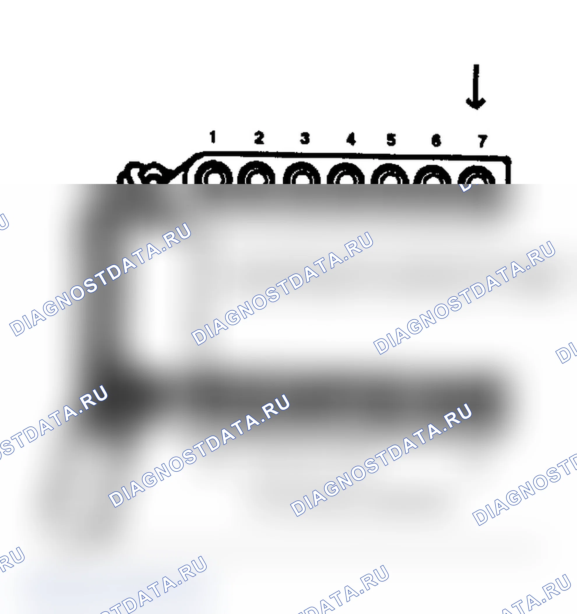 Рис. 422: CH3 (2 из 5) - Разъем разделительного 14-контакт. Dodge Dakota Shelby 