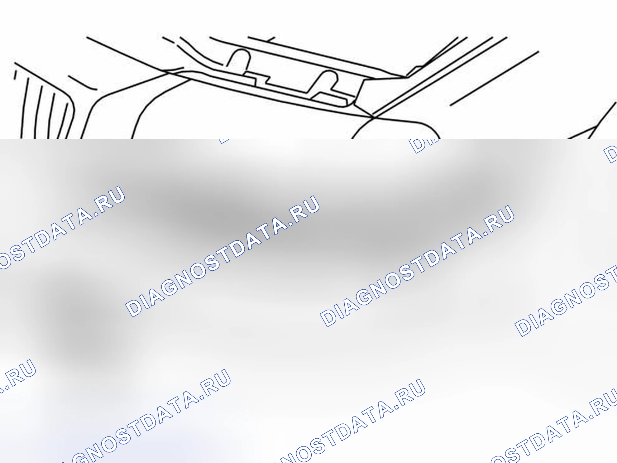 Рис. 599: Снятие переднего бампера. Volvo V70 II