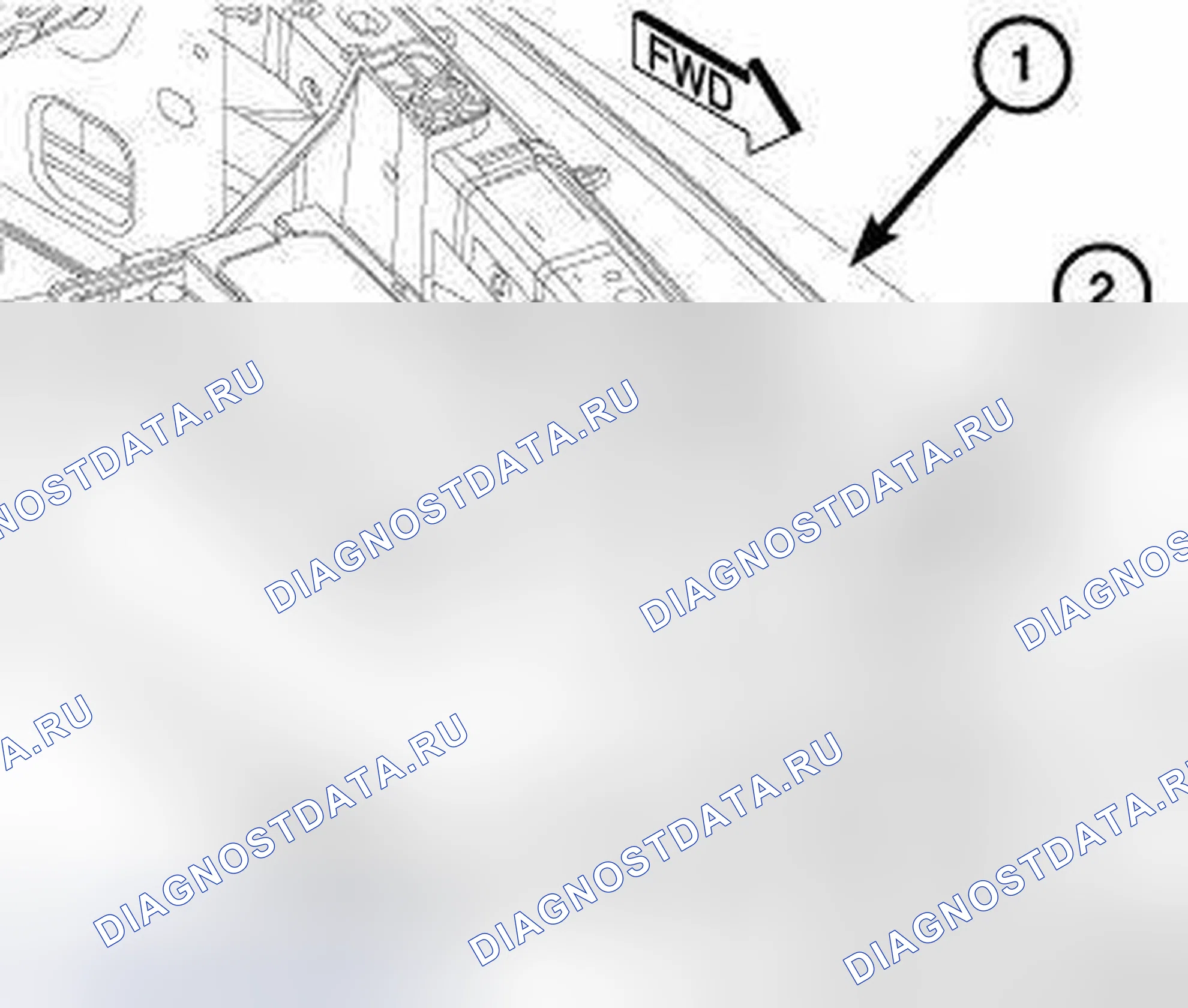Рис. 6: ВЫРАВНИВАНИЕ ФАР. RAM Pickup 2500 