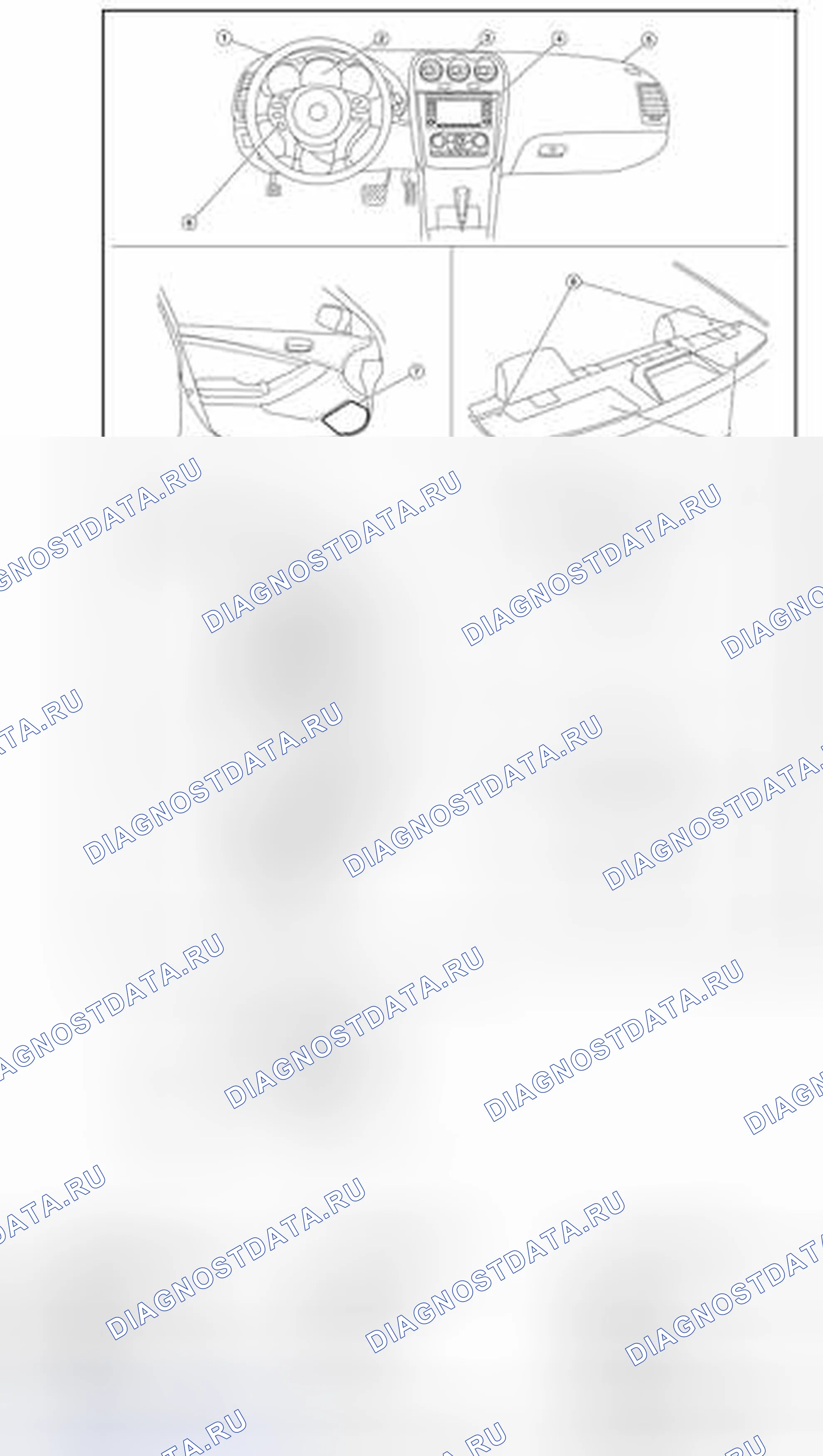 Рис. 328: Расположение компонентов. Nissan Altima L32 рестайлинг