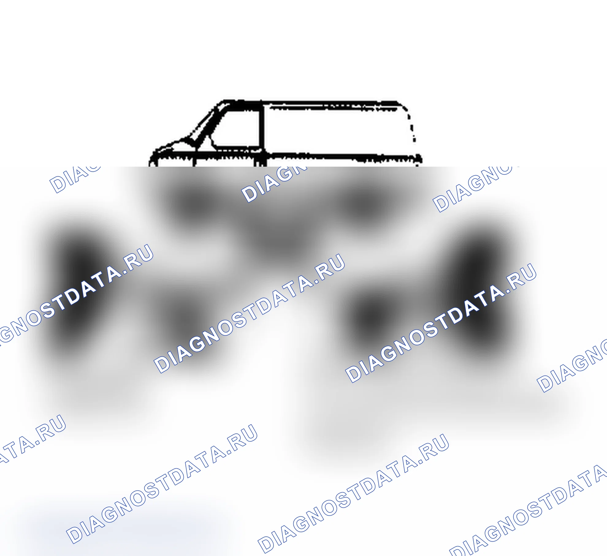 Рис. 5: Jacking Points (Astro/Safari) Предоставлено General Motors Corp.. Chevrolet Hi-Cube G30 
