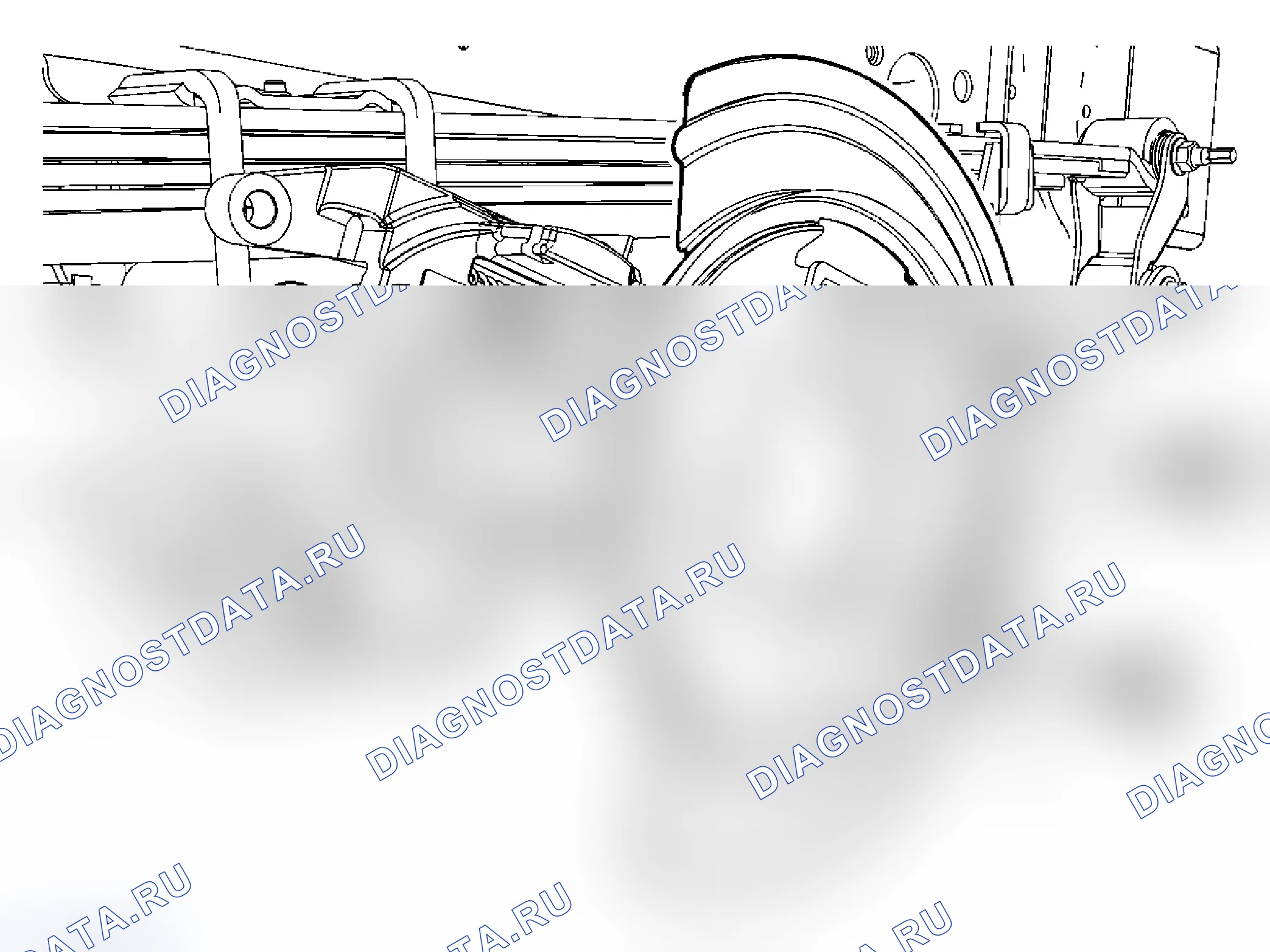 Рис. 37: Замена задней опорной пластины дискового тормоза (JH6, JH7). Chevrolet Silverado 3500 HD 