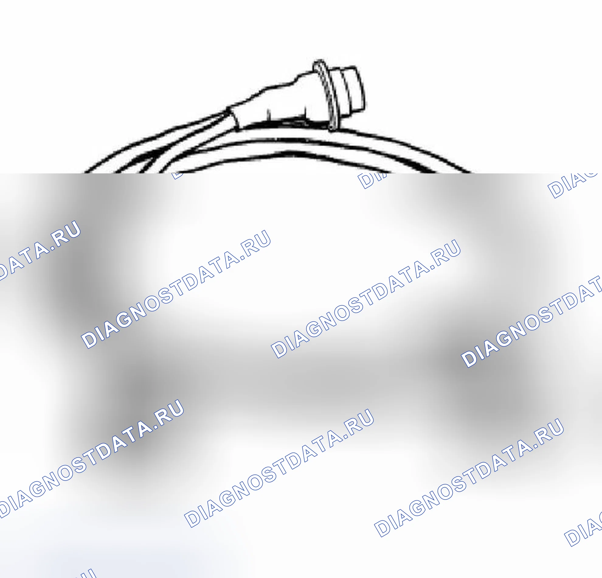 Рис. 315: 24 6 010 Тестовый кабель, 9-контактный. BMW X5 E53 рестайлинг