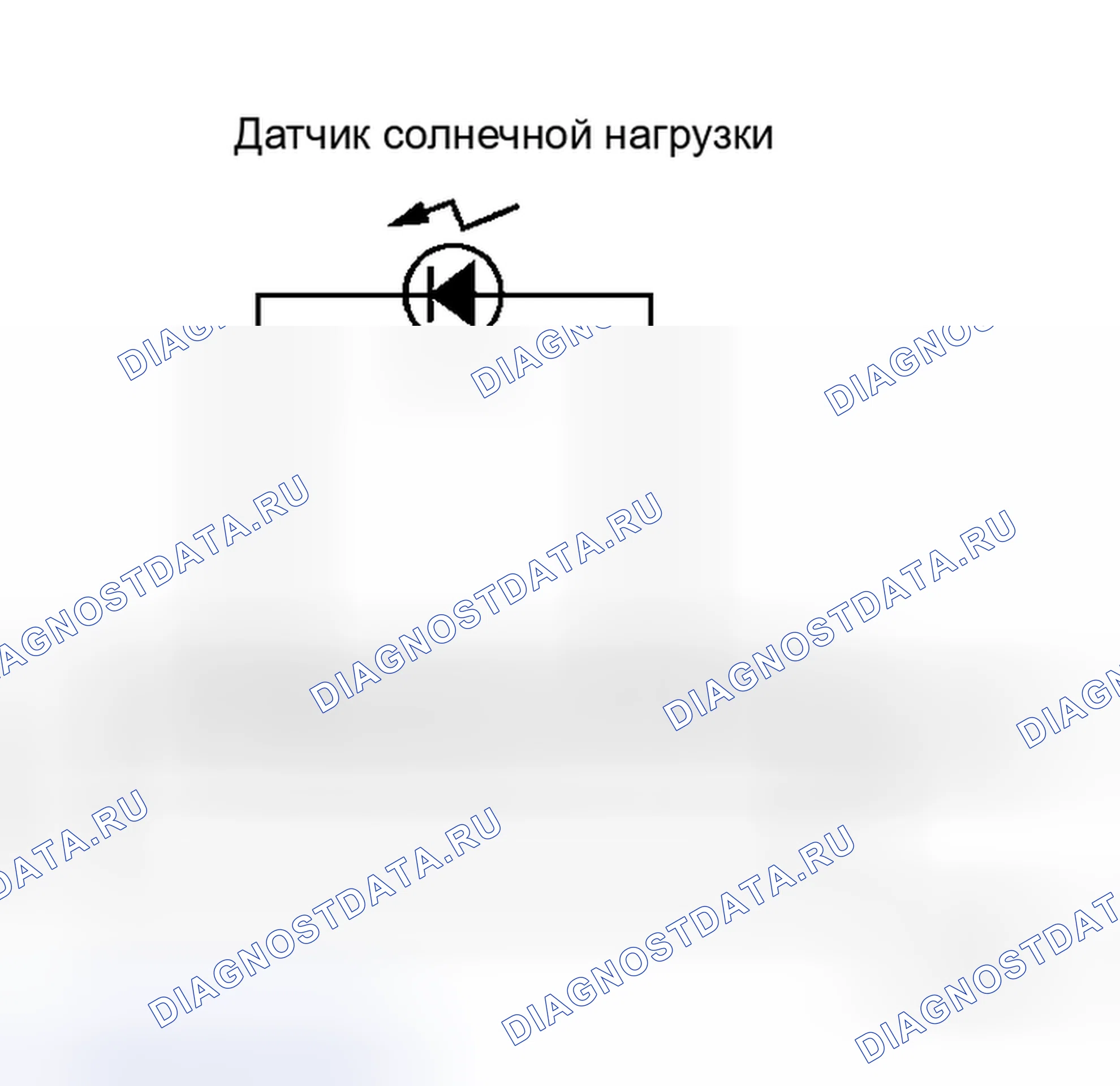 Рис. 69: ПРОЦЕДУРА ДИАГНОСТИКИ ДАТЧИКА СОЛНЕЧНОЙ НАГРУЗКИ. Honda Logo I