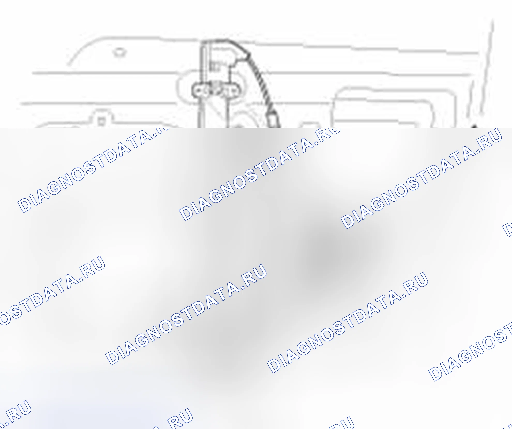 Рис. 6: Двигатель раздвижного окна с электроприводом. Kia Sedona II рестайлинг