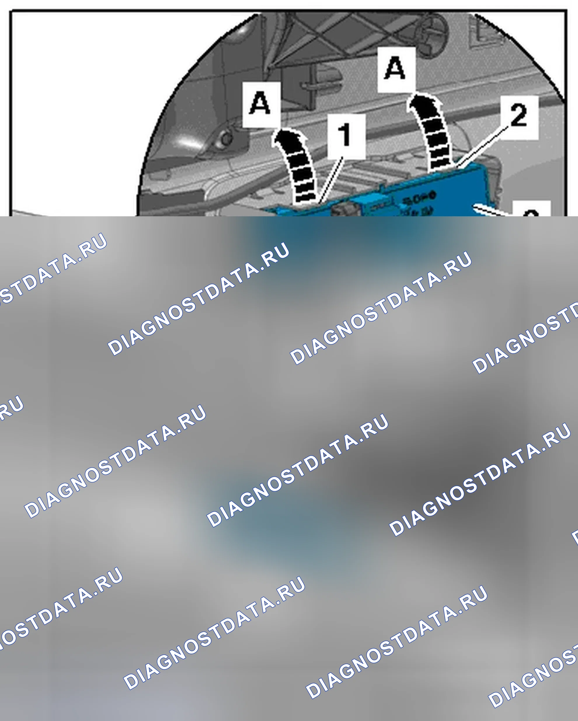 Рис. 57: ГОЛОВКА УПРАВЛЕНИЯ СИДЕНЬЕМ ПАМЯТИ ВОДИТЕЛЯ -E97. Audi Q5 I