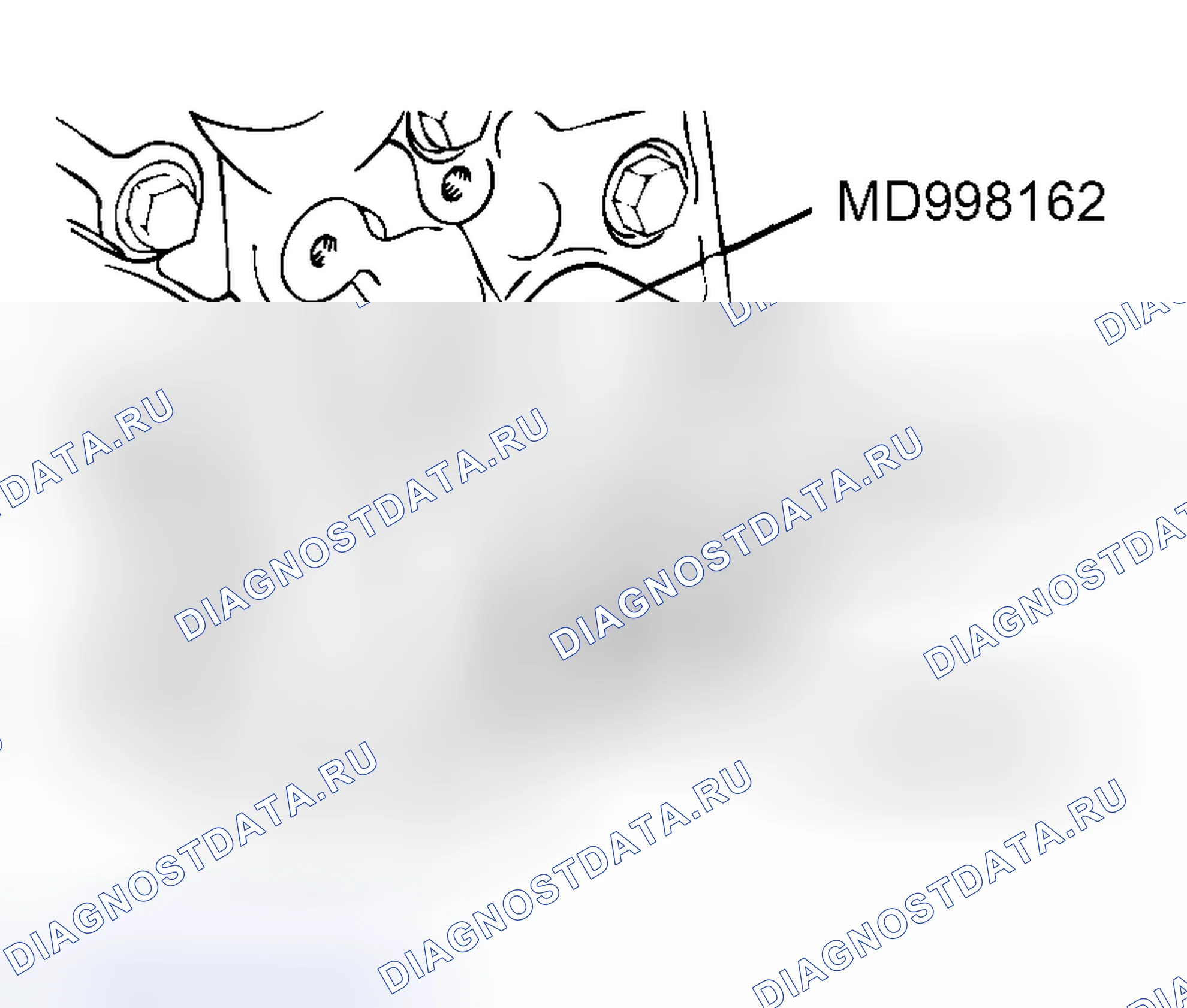 Рис. 316: < < B > > СНЯТИЕ ЗАГЛУШКИ. Mitsubishi Lancer IX рестайлинг