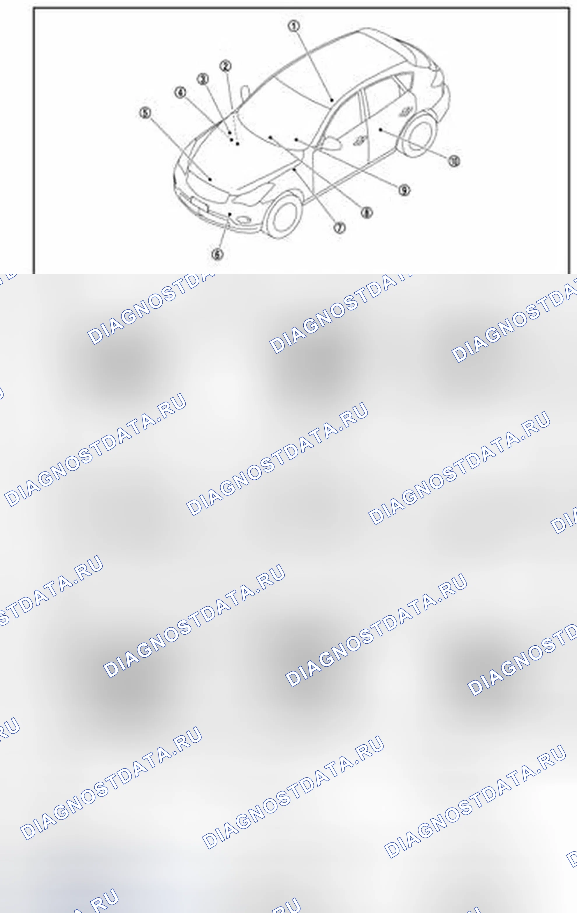 Рис. 64: УПРАВЛЕНИЕ ОСВЕЩЕНИЕМ РАСХОДОМЕРА: Расположение компонентов. Infiniti EX35 I