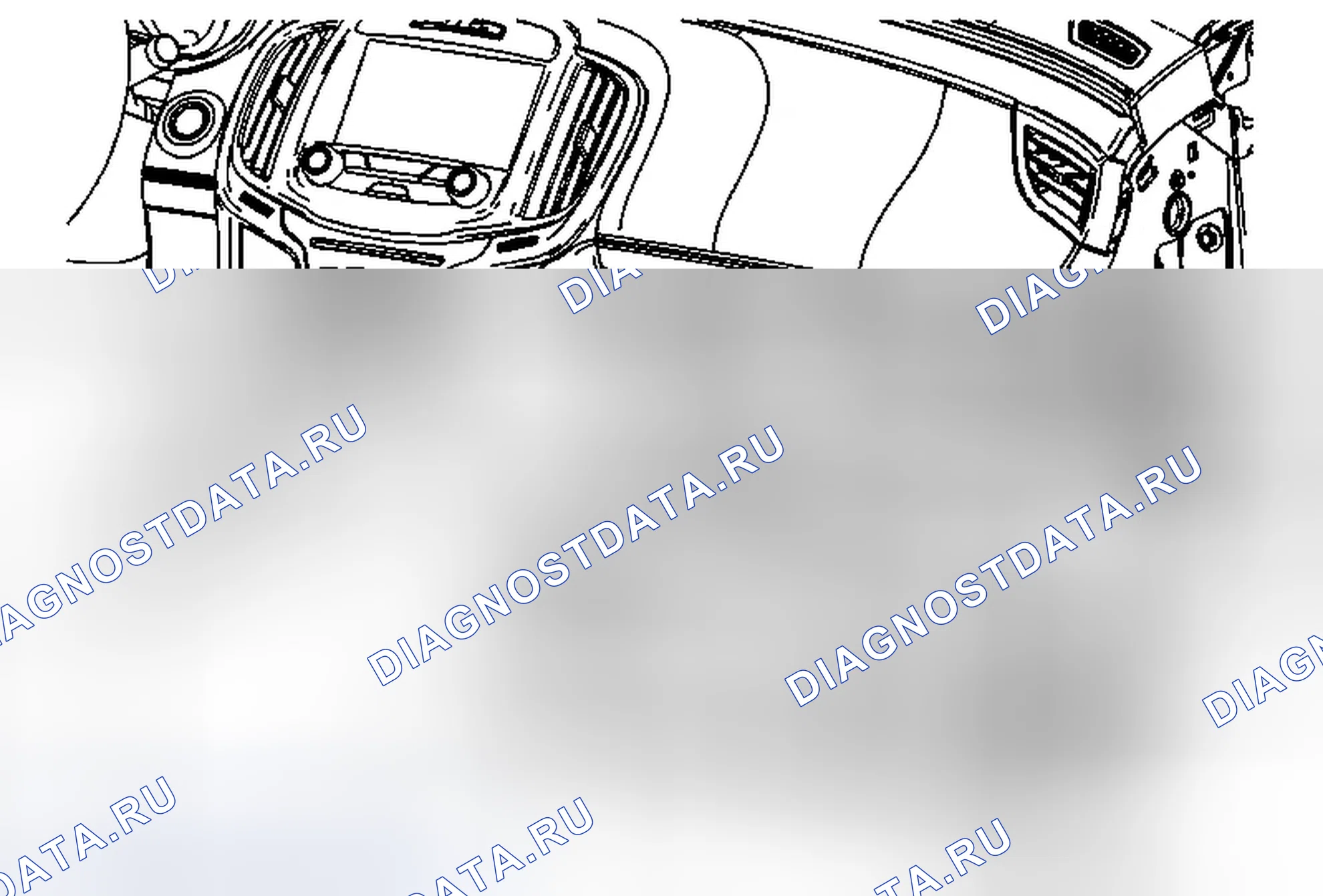 Рис. 66: Замена отсека приборной панели. Buick LaCrosse II рестайлинг