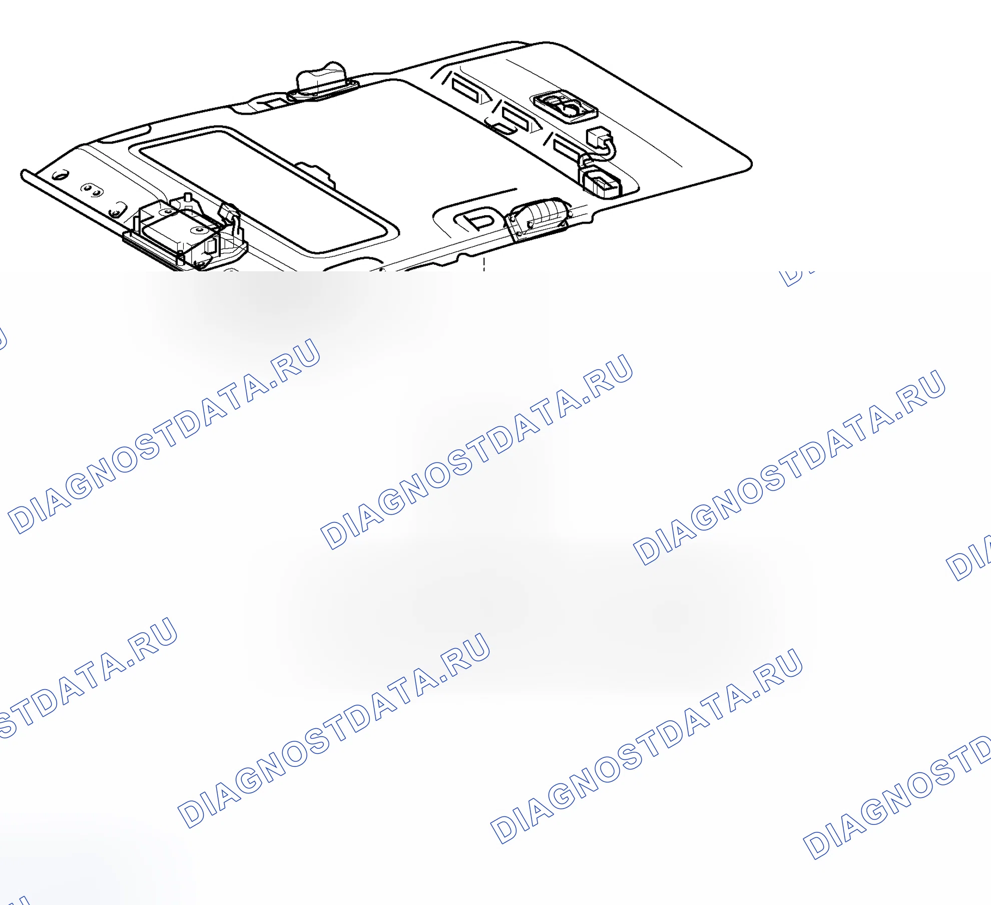 Рис. 247: КОМПОНЕНТЫ. Toyota Land Cruiser 100 рестайлинг 2