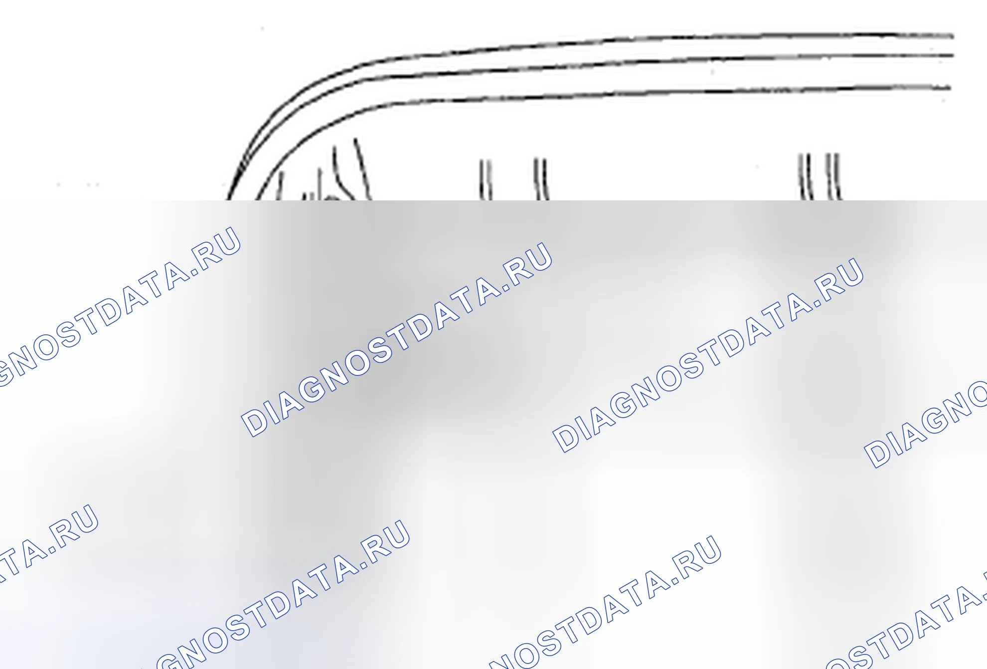 Рис. 1: СНЯТИЕ / УСТАНОВКА ЭКРАНА ПАНЕЛИ ПРОЕМА КРЫШИ. Mazda Tribute II