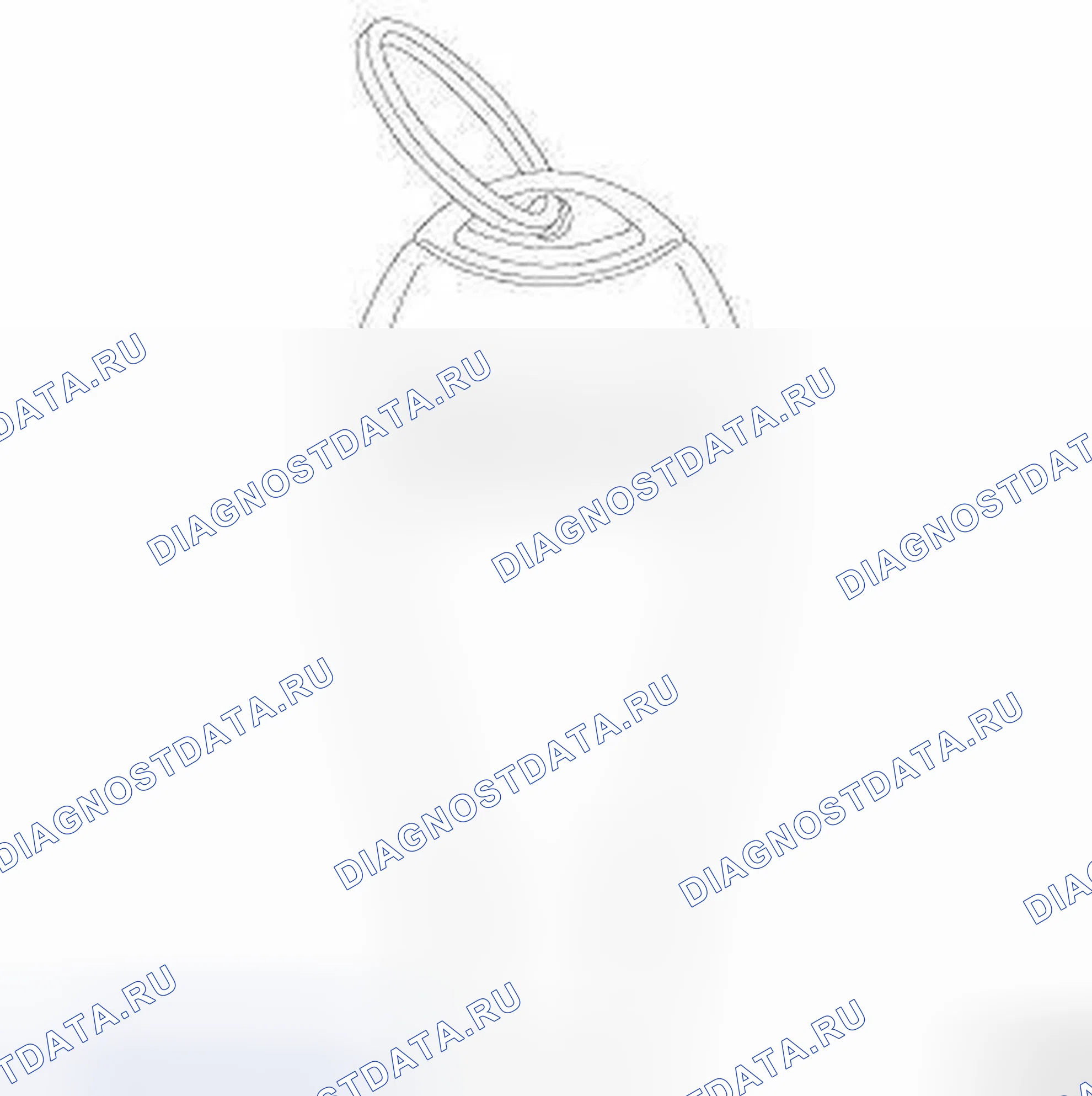 Рис. 12: FOBIK БЕЗ КРЫШКИ АККУМУЛЯТОРА. Chrysler Town & Country V рестайлинг