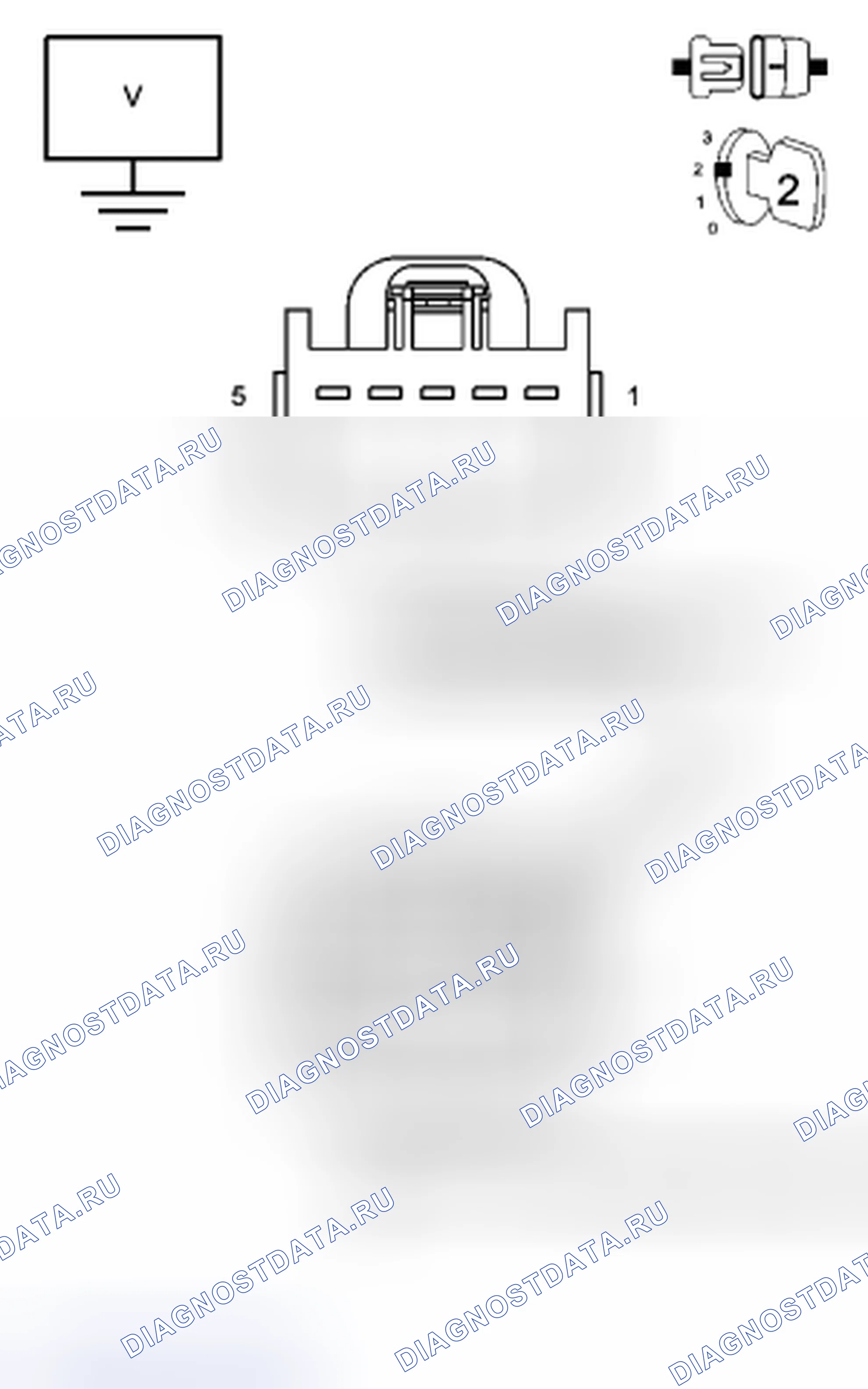 Рис. 95: Диагностический тест. Chrysler Town & Country V