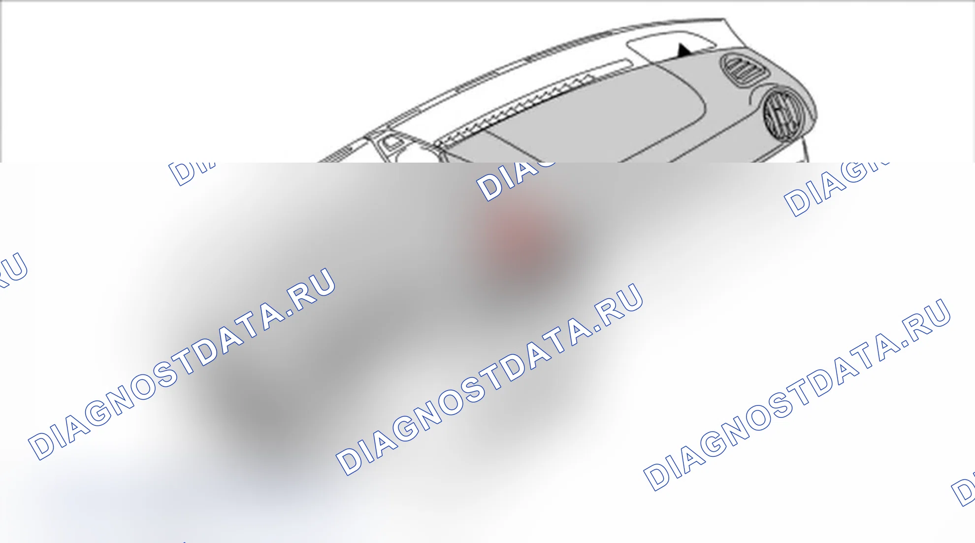 Рис. 71: Снятие приборной панели. Porsche Boxster S 987