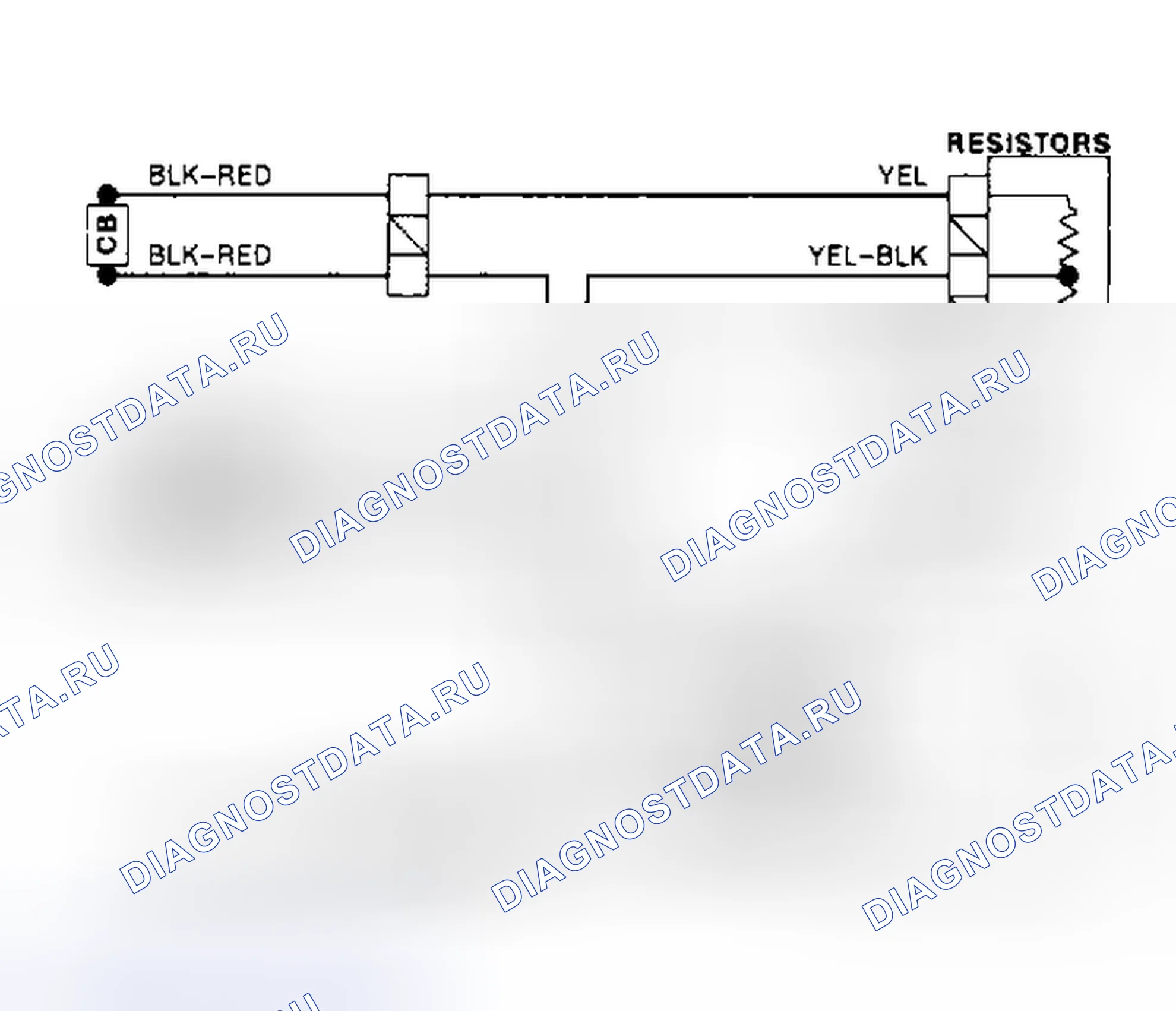 Рис. 6: Схема подключения системы подогревателя (Fox). Volkswagen Fox G1