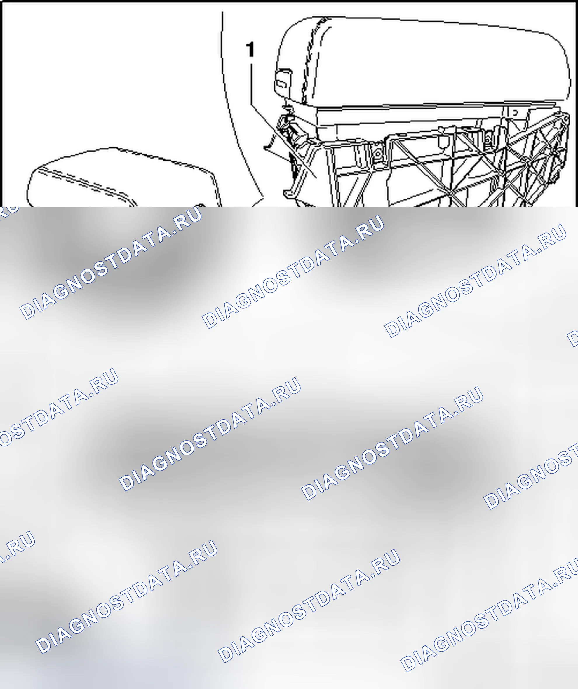 Рис. 39: КРЕПЛЕНИЕ ЦЕНТРАЛЬНОГО ПОДЛОКОТНИКА. Volkswagen Touareg I