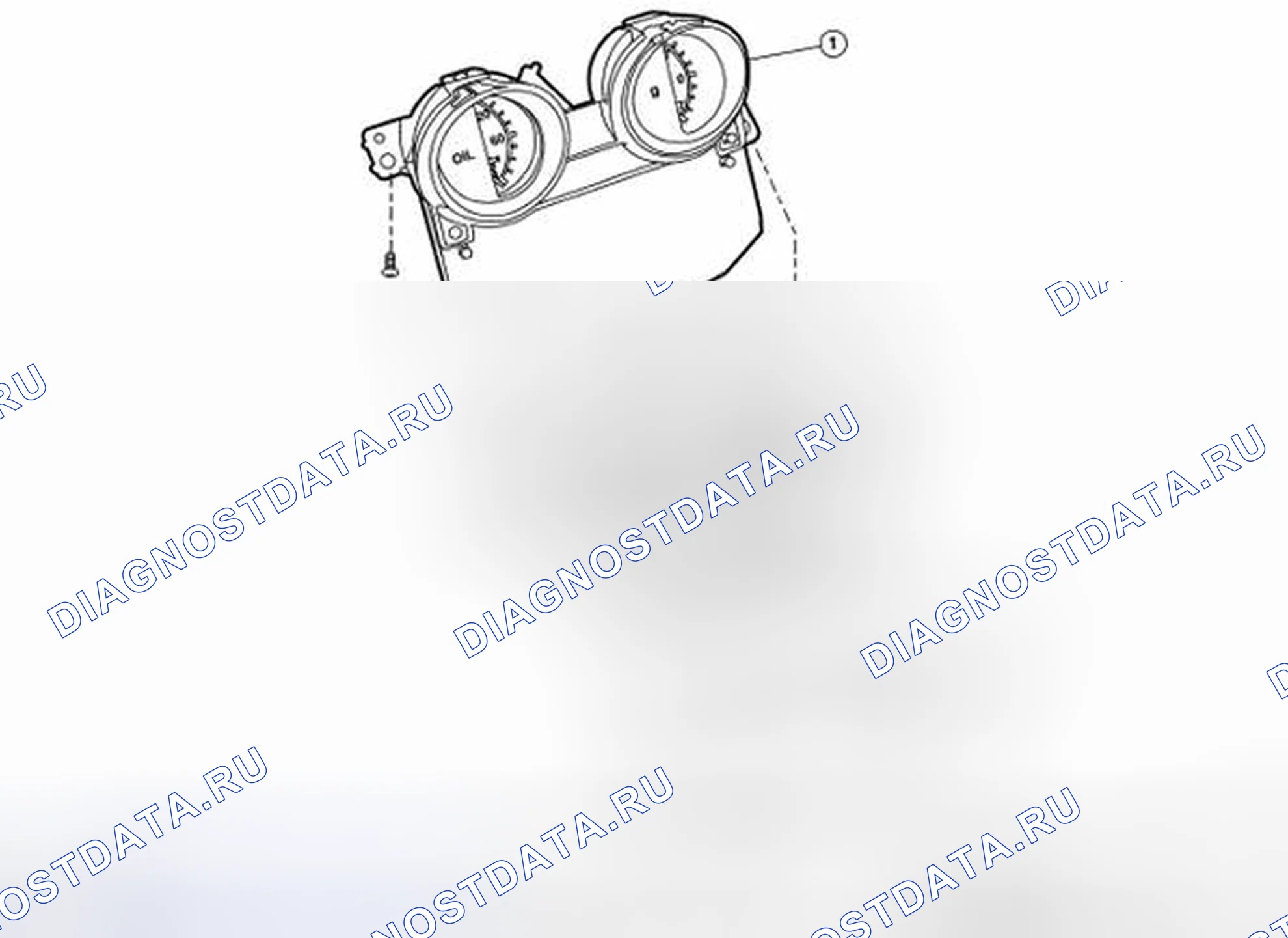 Рис. 31: Идентификация компонентов двойных счетчиков. Nissan Sentra B16