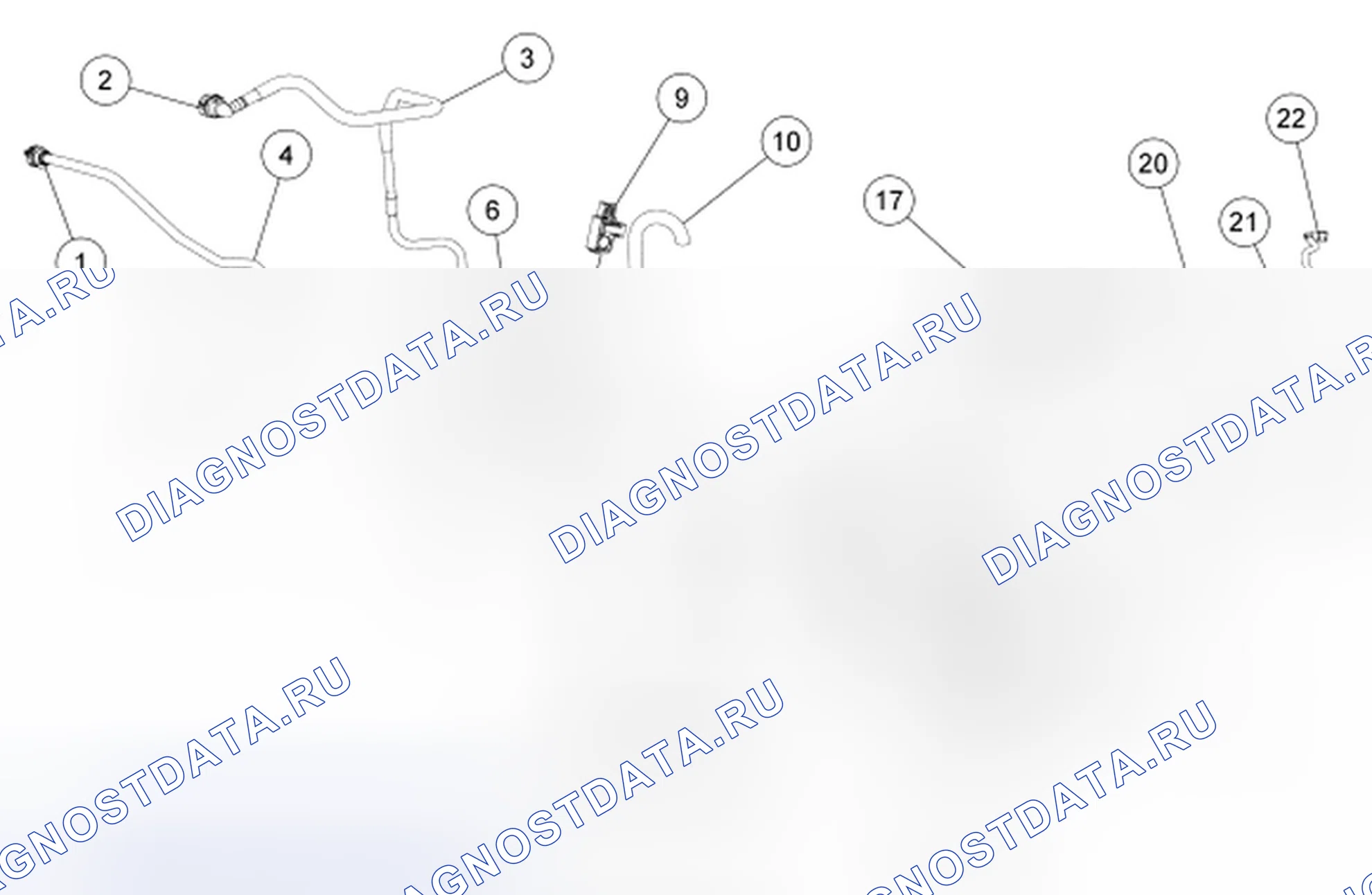 Рис. 6: Топливопроводы. Hyundai Lafesta I рестайлинг