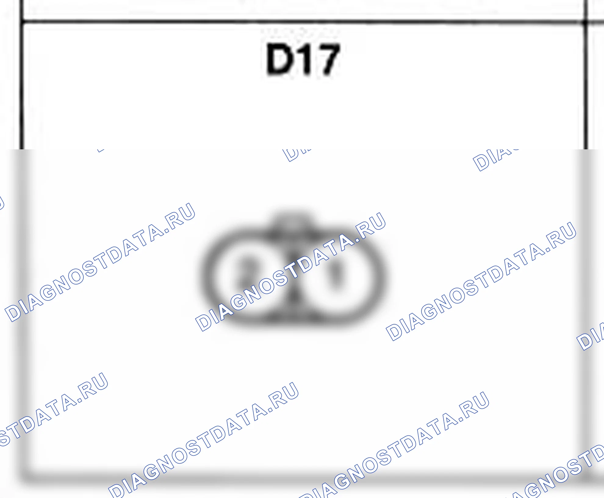 Распиновка разъёма D17 — дверного жгута. Hyundai Accent LC