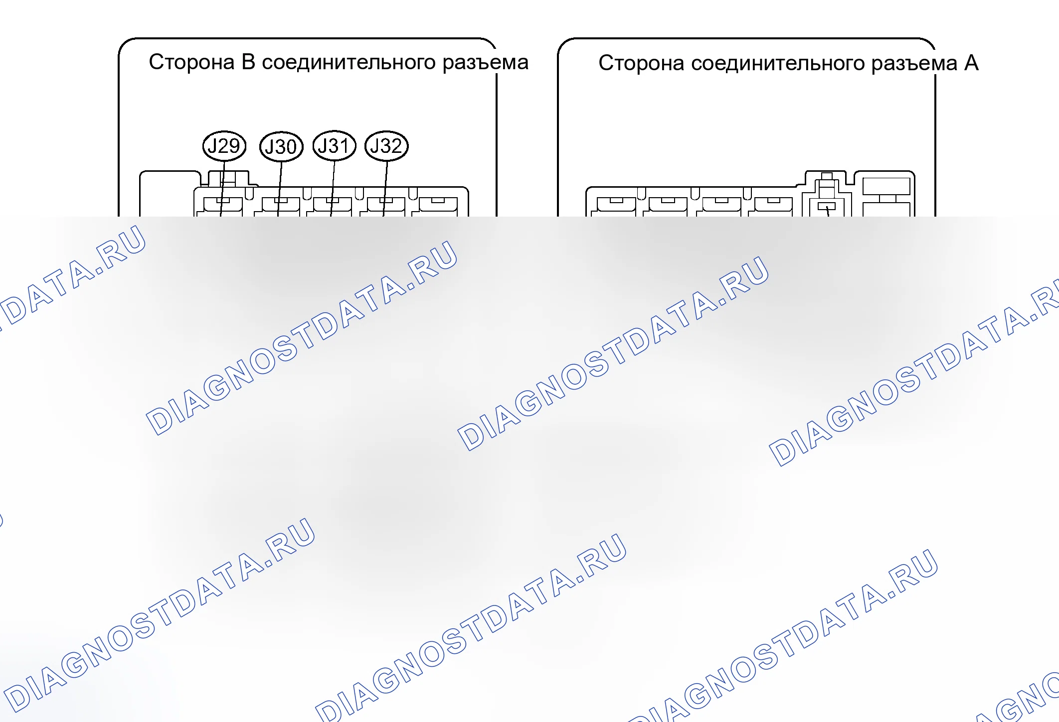 Рис. 378: КЛЕММЫ ЭБУ. Toyota Land Cruiser 100 рестайлинг 2