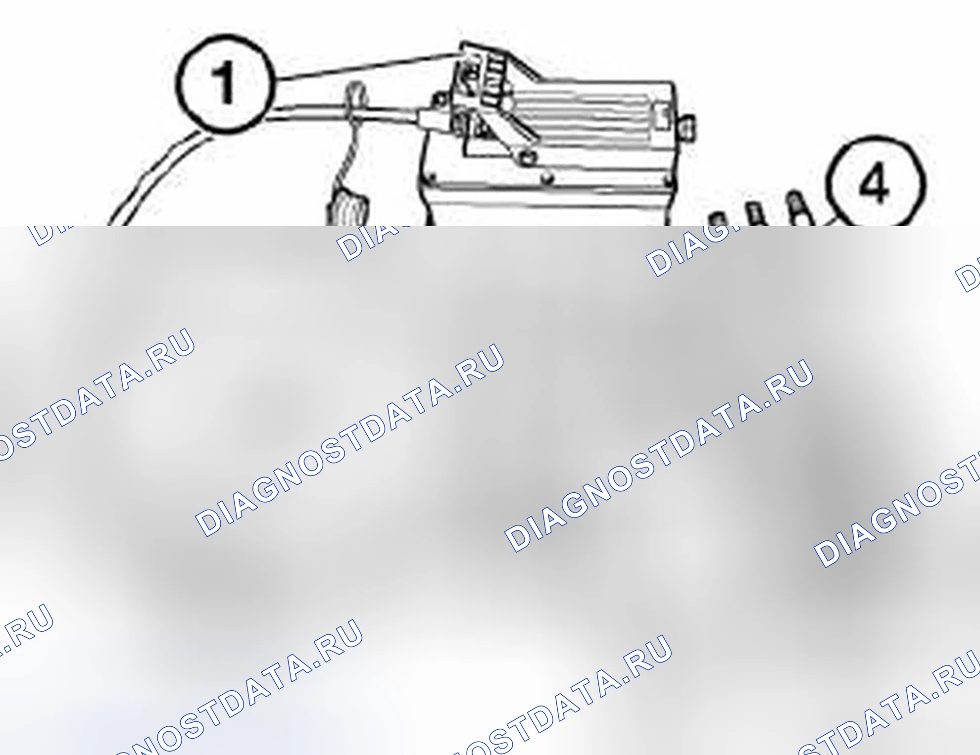 Рис. 164: 00 8 000 Гидравлический съемник. BMW M5 E60/E61