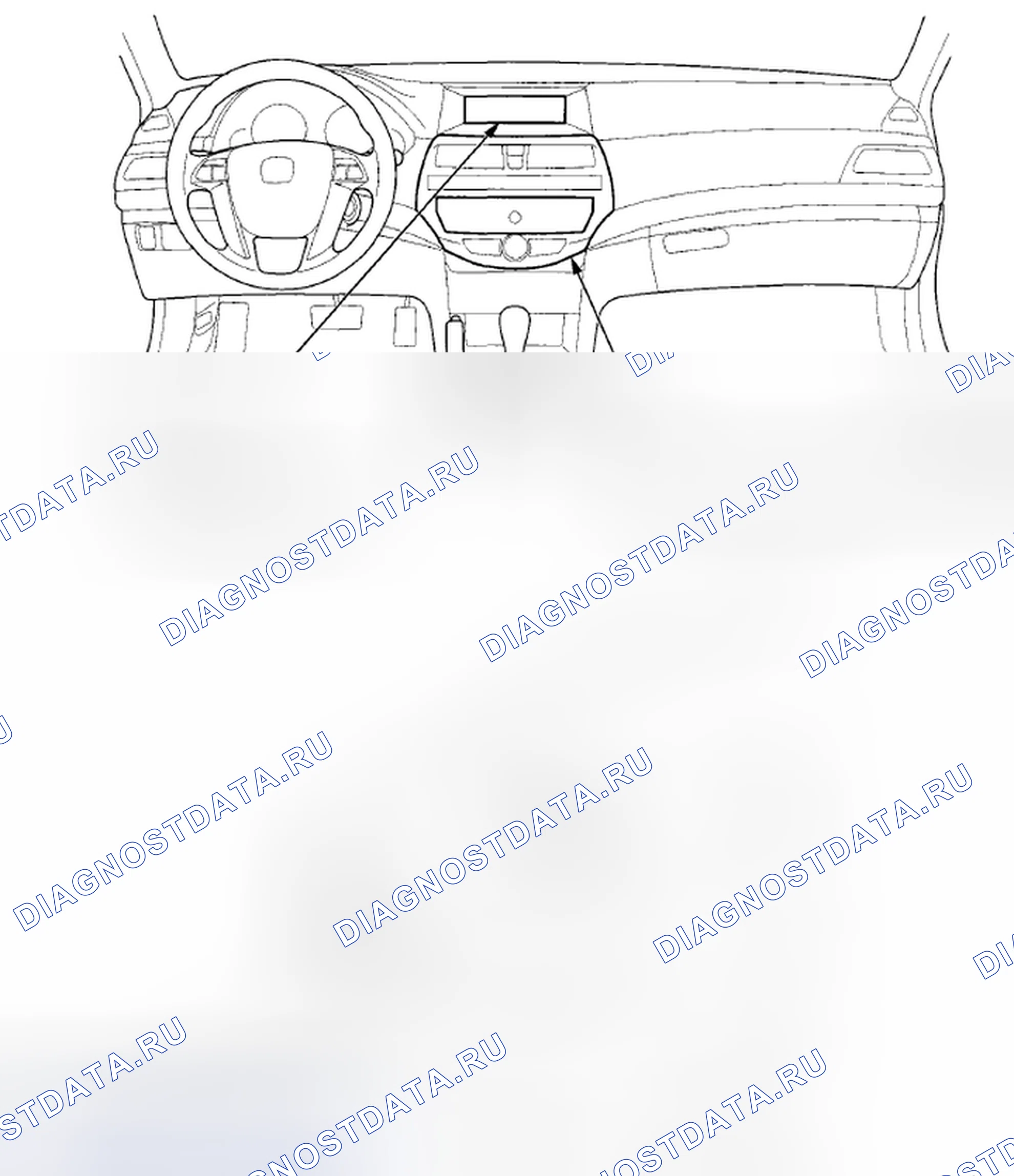 Рис. 445: Указатель расположения компонентов. Honda Accord VIII