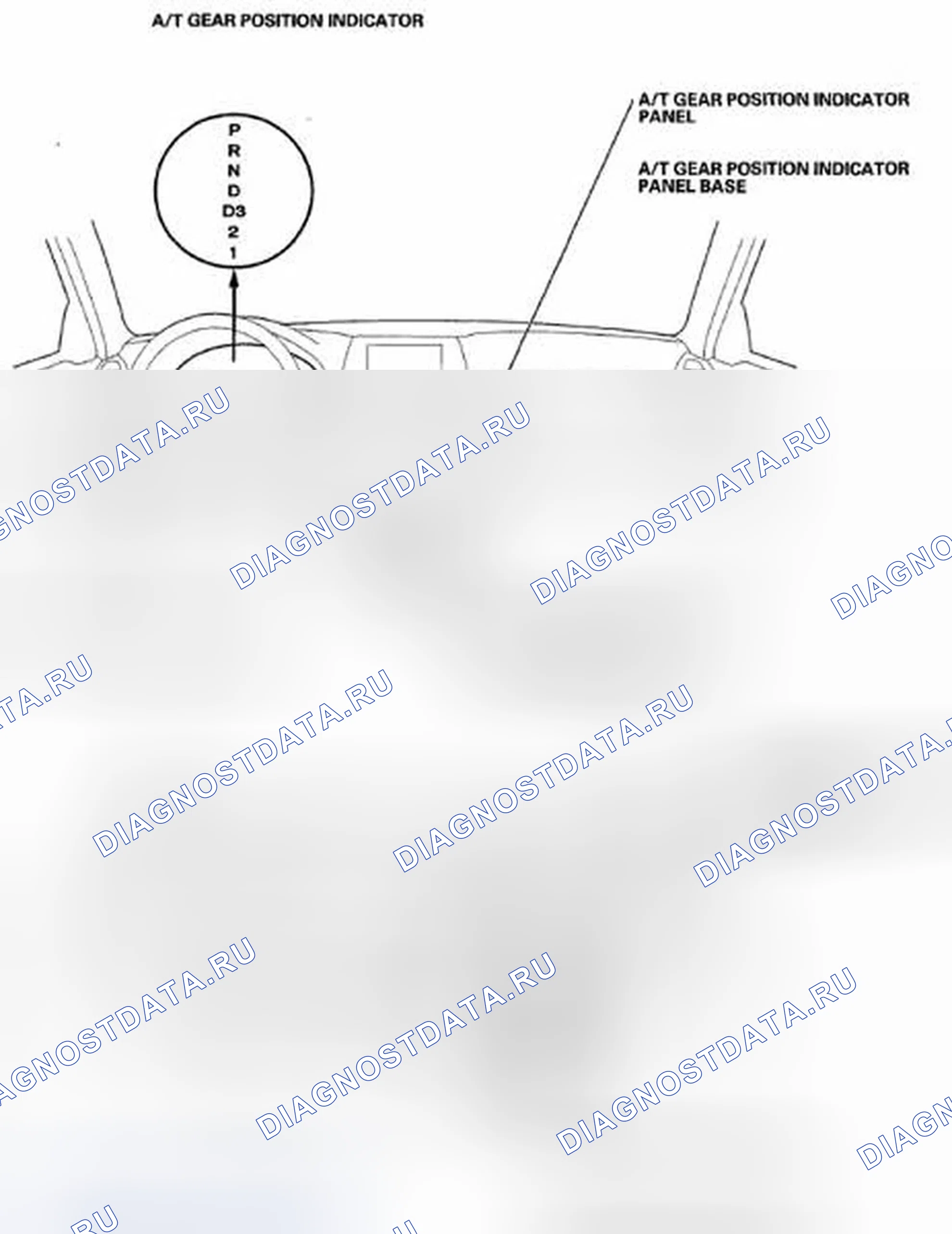 Рис. 371: Индекс расположения компонентов. Honda Crosstour I