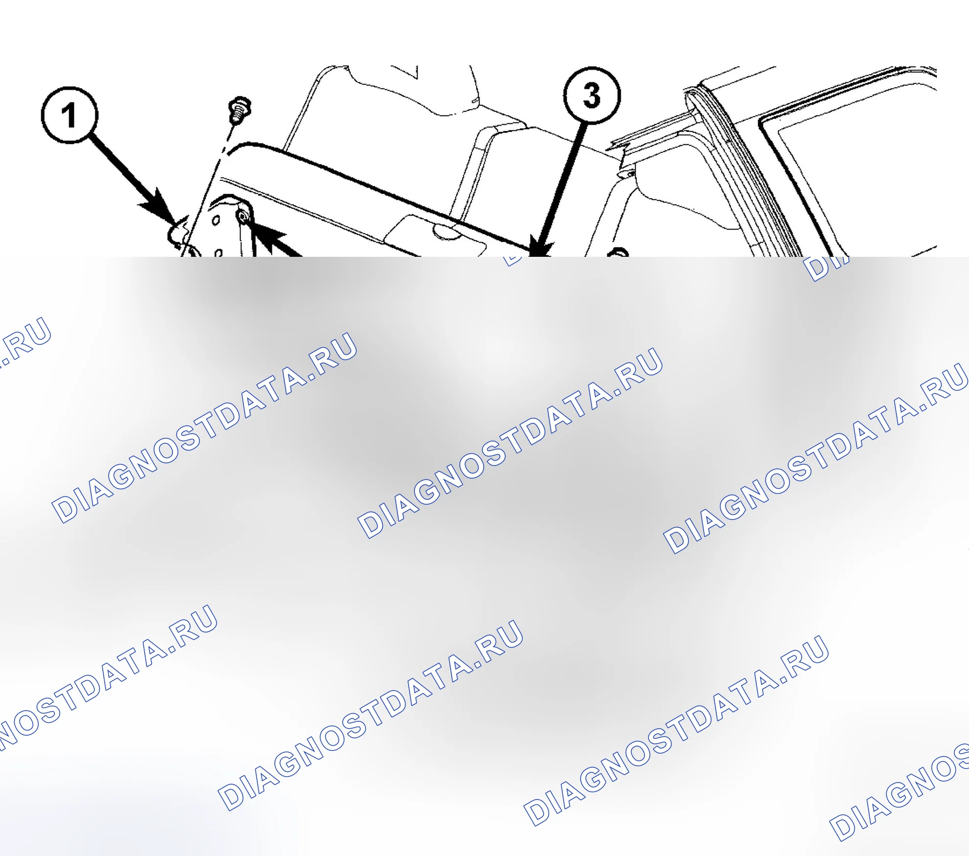 Рис. 387: ДЕМОНТАЖ. Jeep Grand Cherokee WK