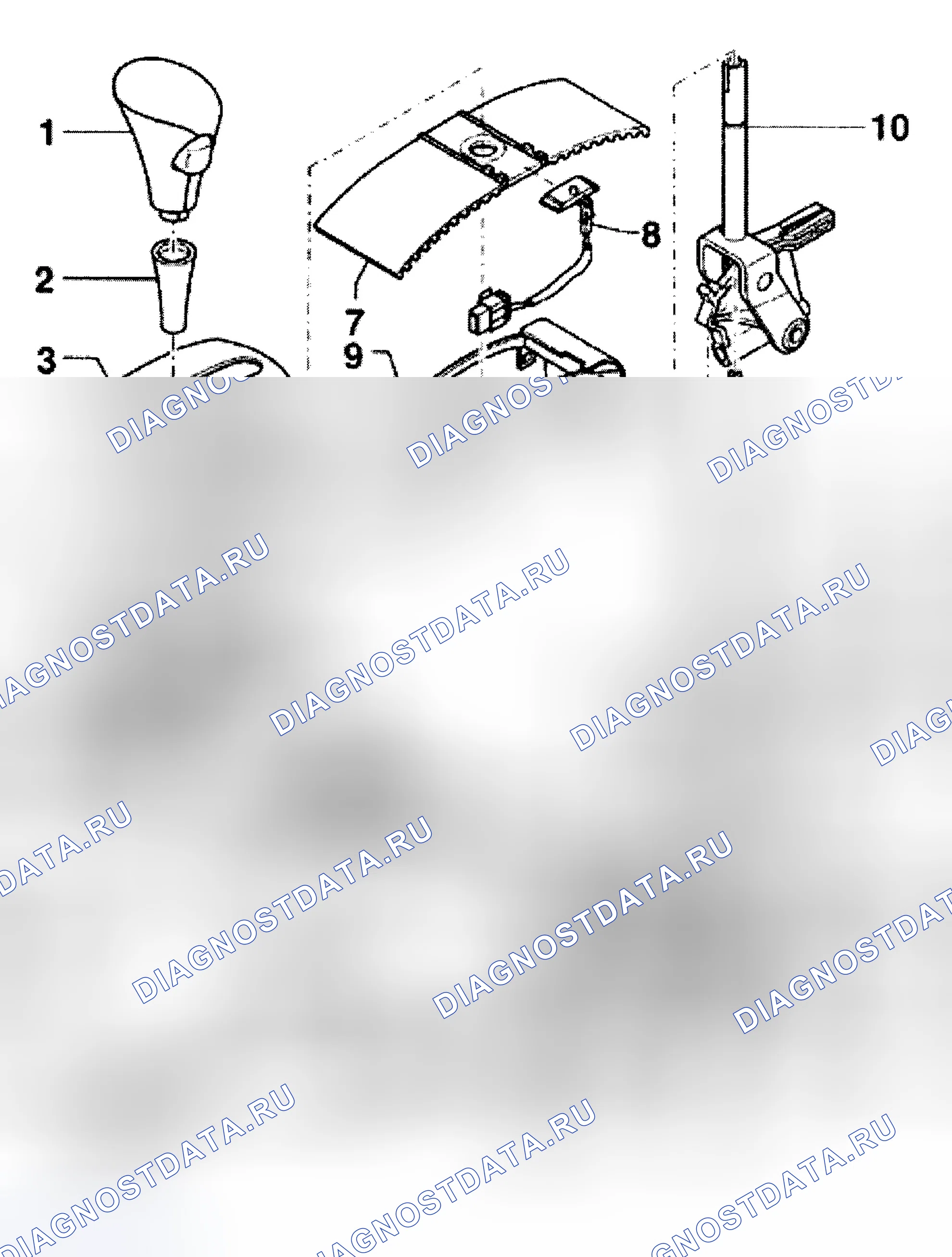 Рис. 23: Демонтаж и монтаж. Audi A8 D2