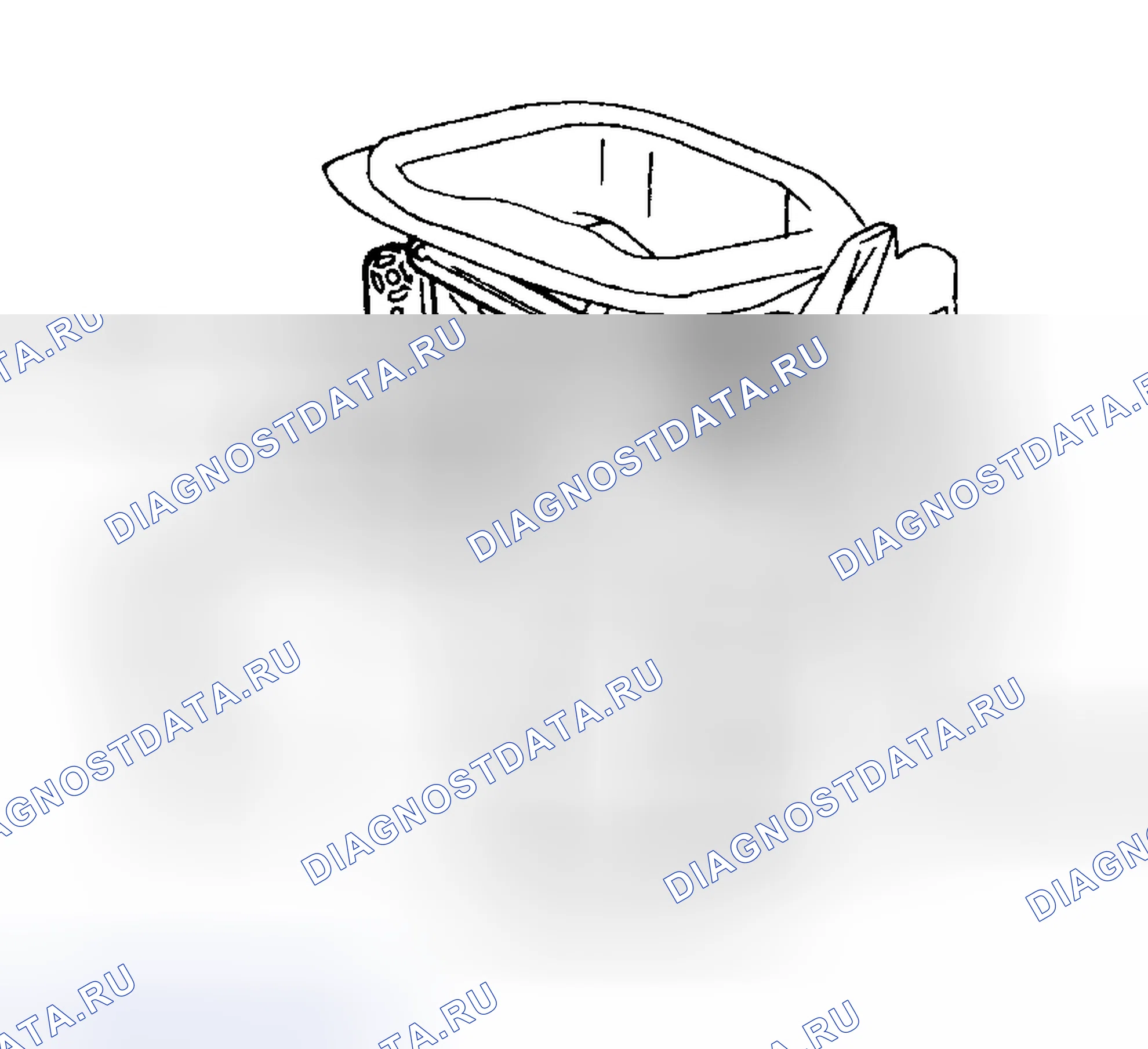Рис. 8: Регулировка впускной двери Nissan Motor Co., США. Nissan Maxima A32