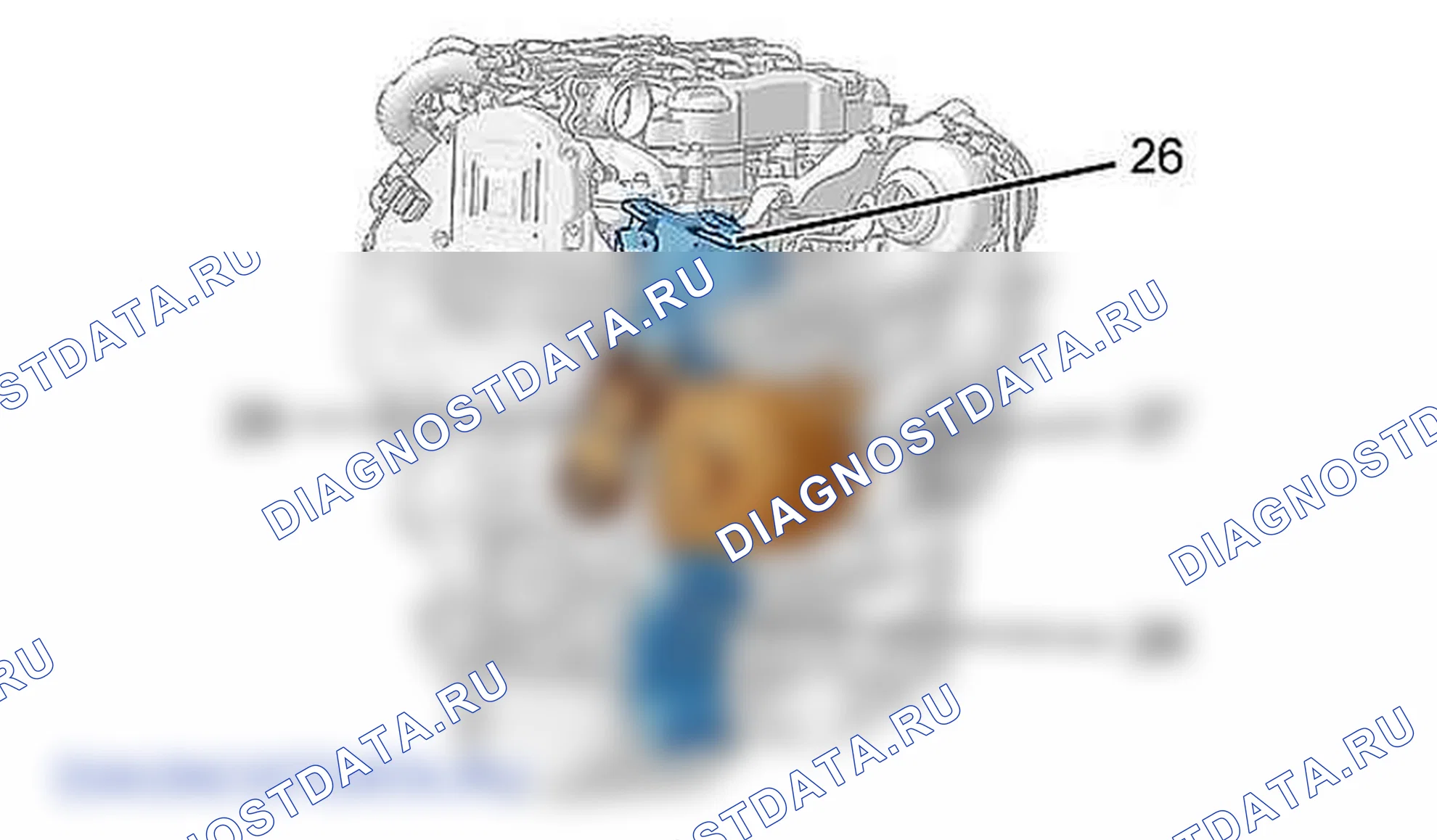 Демонтаж: двигателя — b1bp3hld. Citroen C3 I