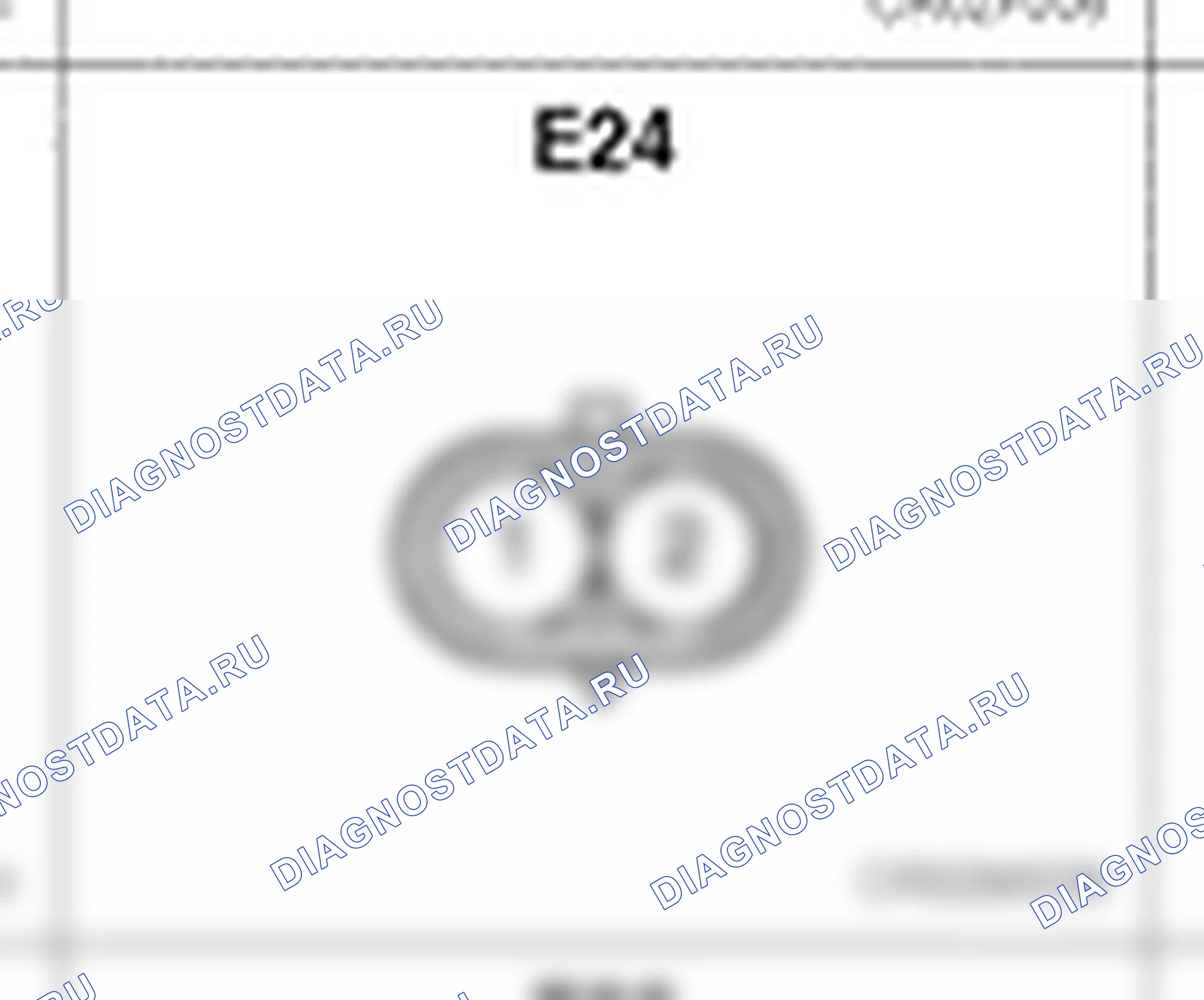 Распиновка разъёма E24 — body harness. Hyundai Galloper-2 M1