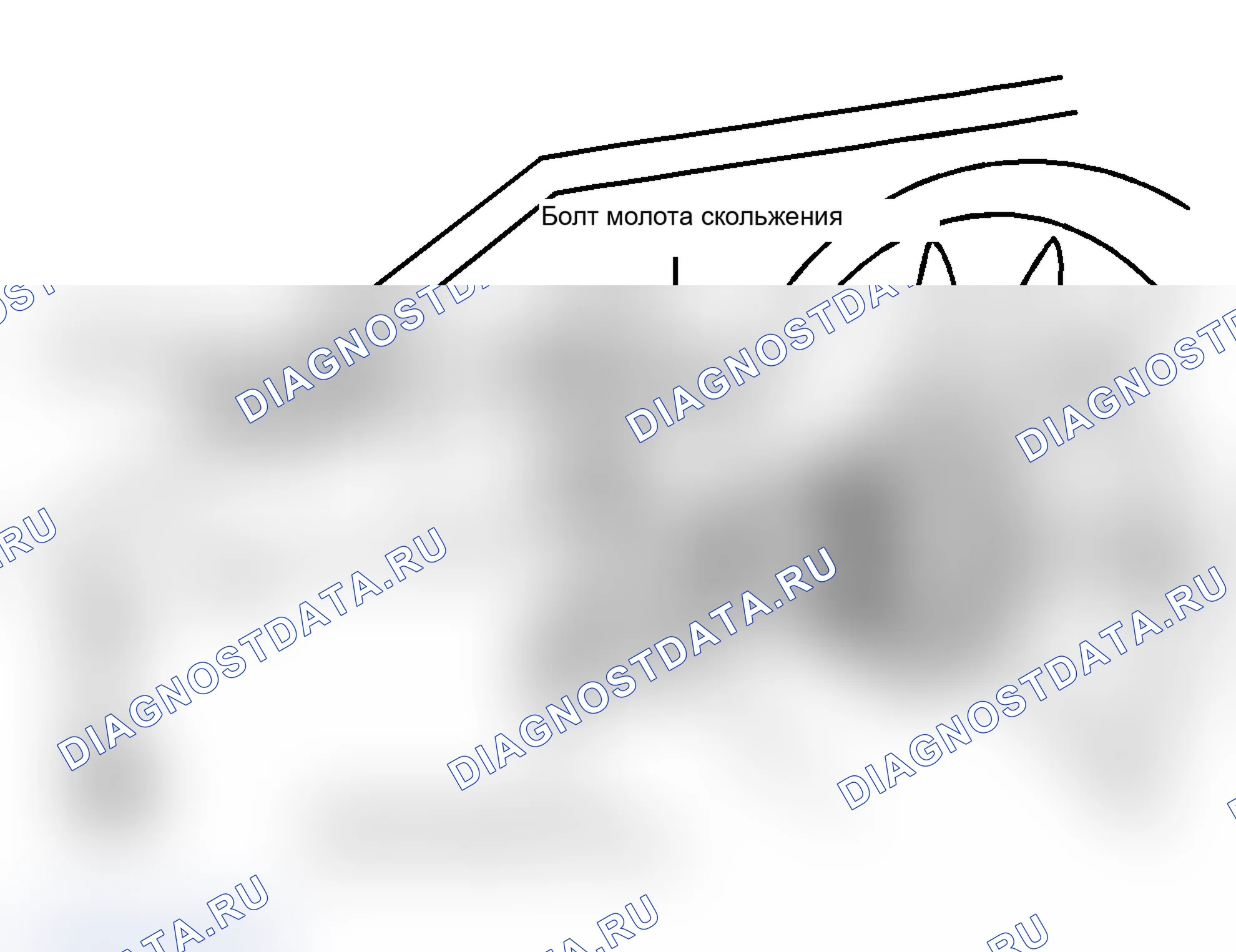 Рис. 24: Измерение люфта на конце коробки передач. Chevrolet El Camino V