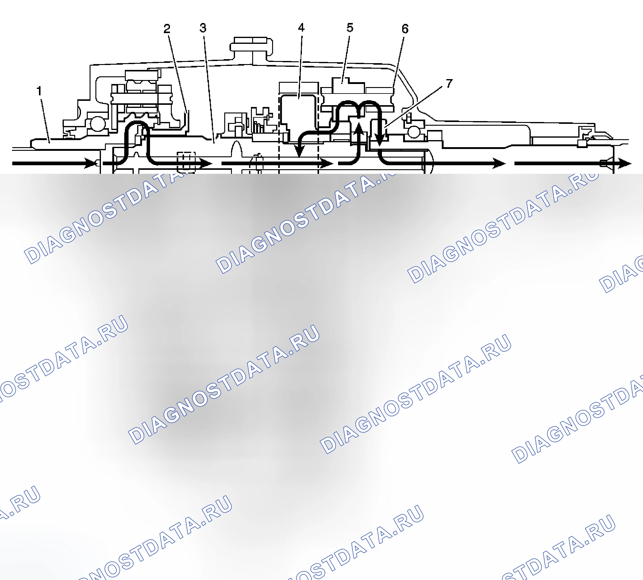 Рис. 25: Режим 4HI Поток мощности. Hummer H2 I