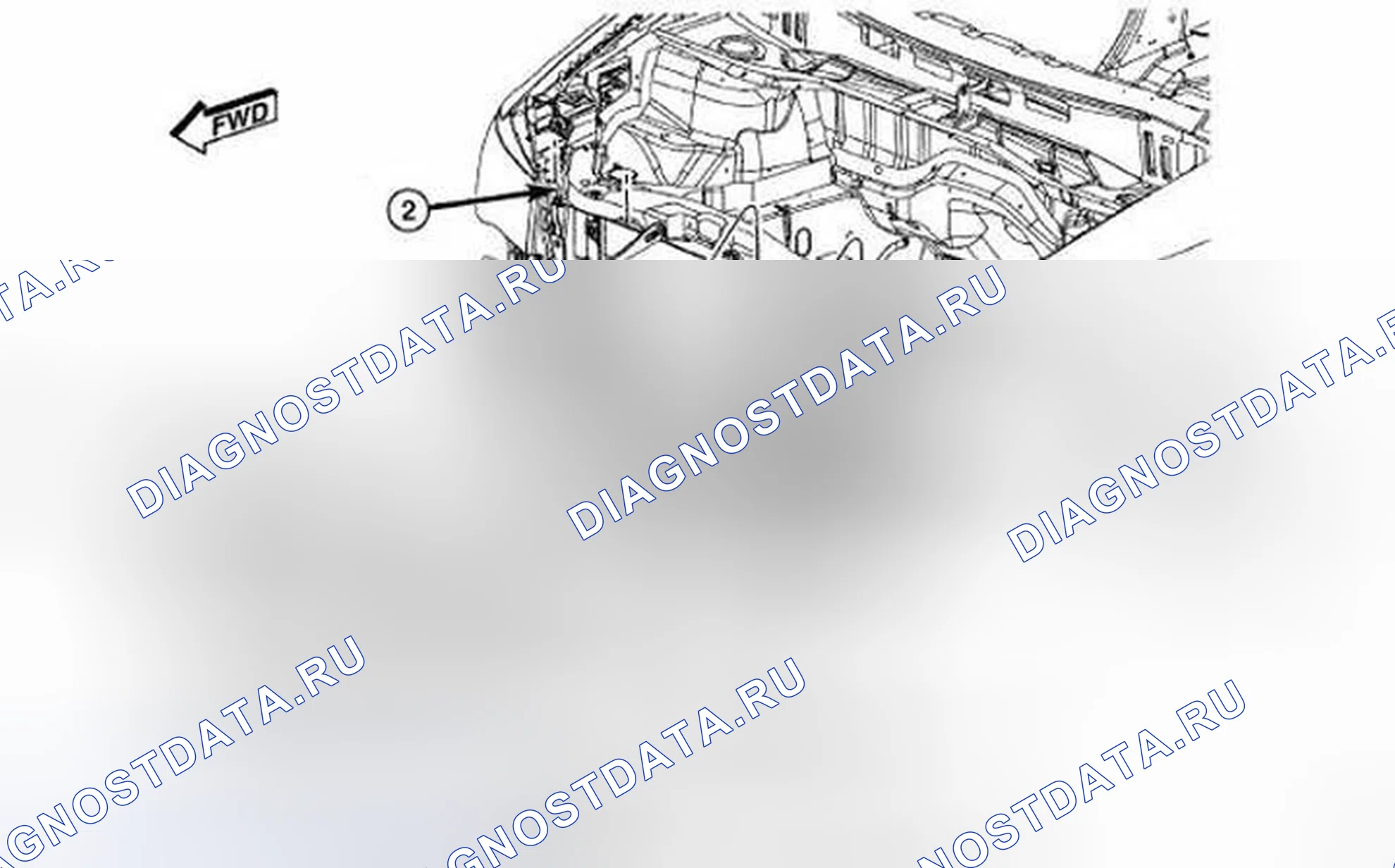 Рис. 15: Подача охладителя в резервуар. Chrysler Town & Country V рестайлинг