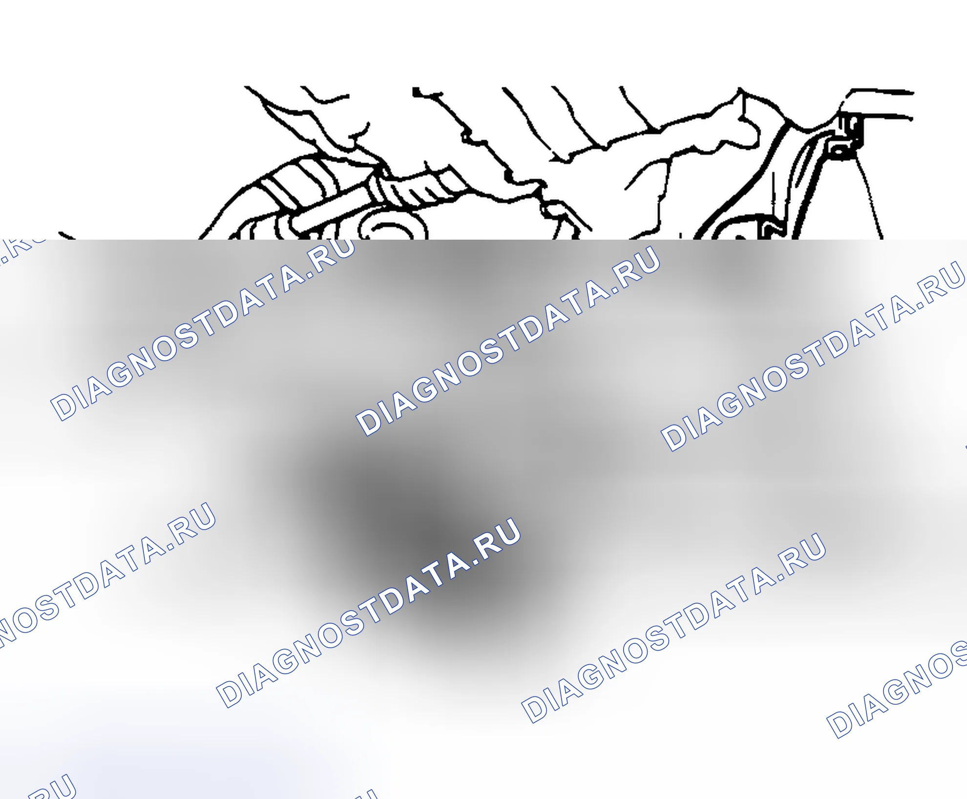 Рис. 1111: < < C > > ДЕМОНТАЖ ТРАВЕРСЫ ПЕРЕДНЕЙ ОСИ № 1. Mitsubishi Lancer Evolution VIII