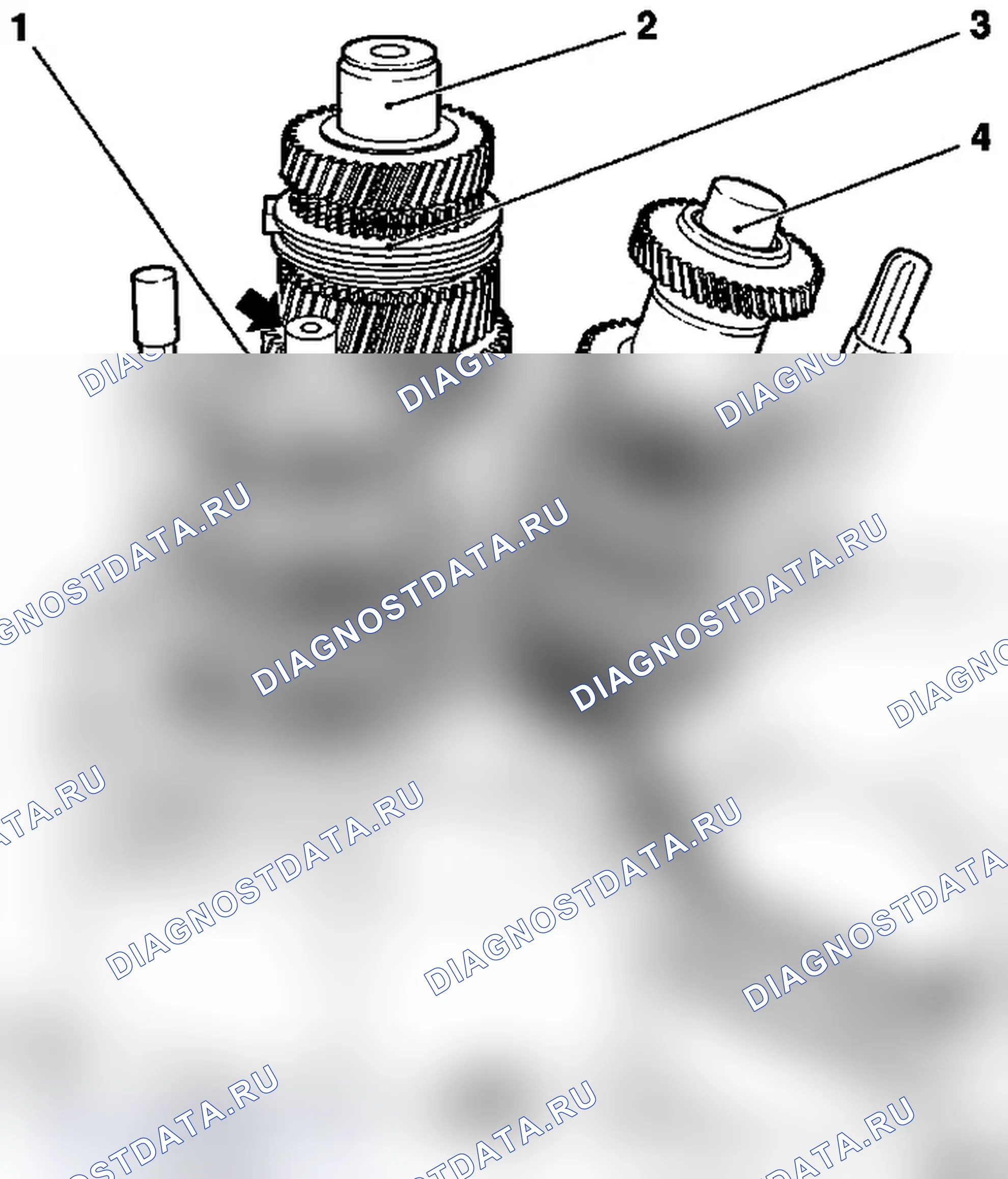 Комплексное уплотнение коробки передач (F23). Opel Corsa C