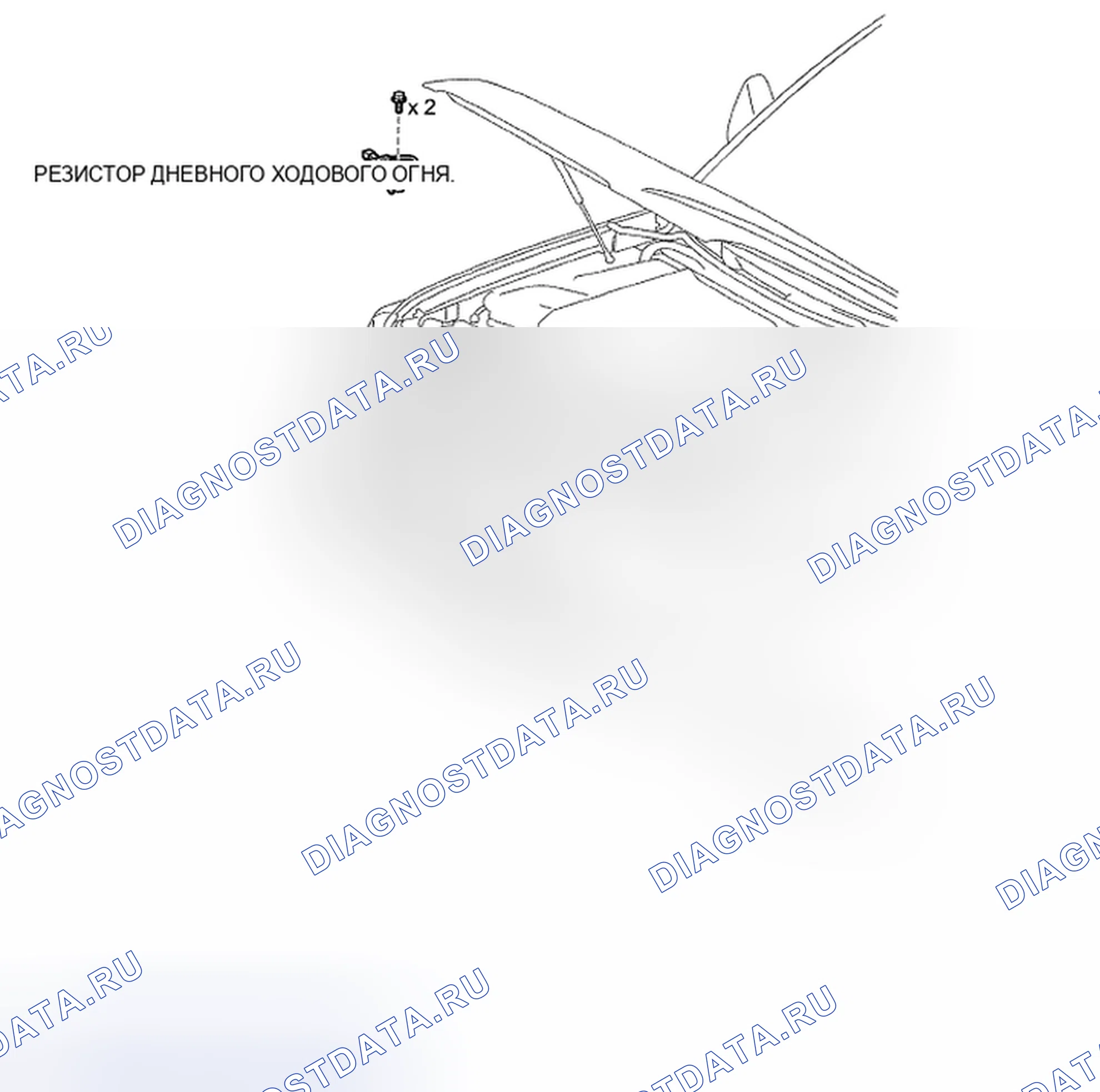 Рис. 130: КОМПОНЕНТЫ. Toyota Land Cruiser 200
