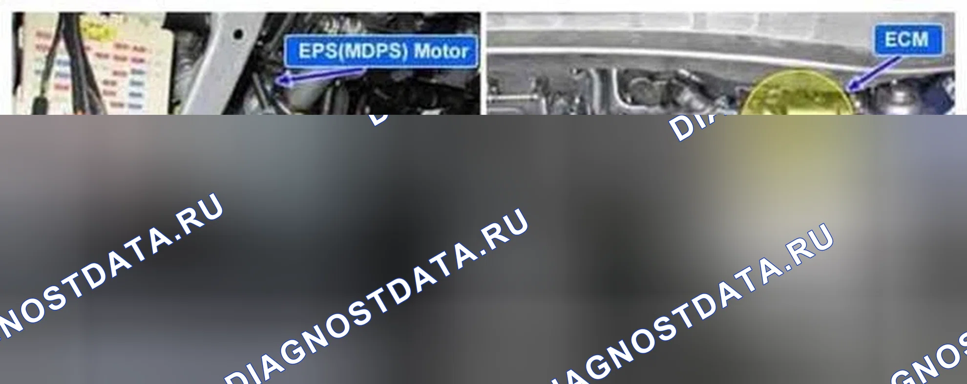 Рис. 37: Расположение компонентов. Hyundai Tucson II