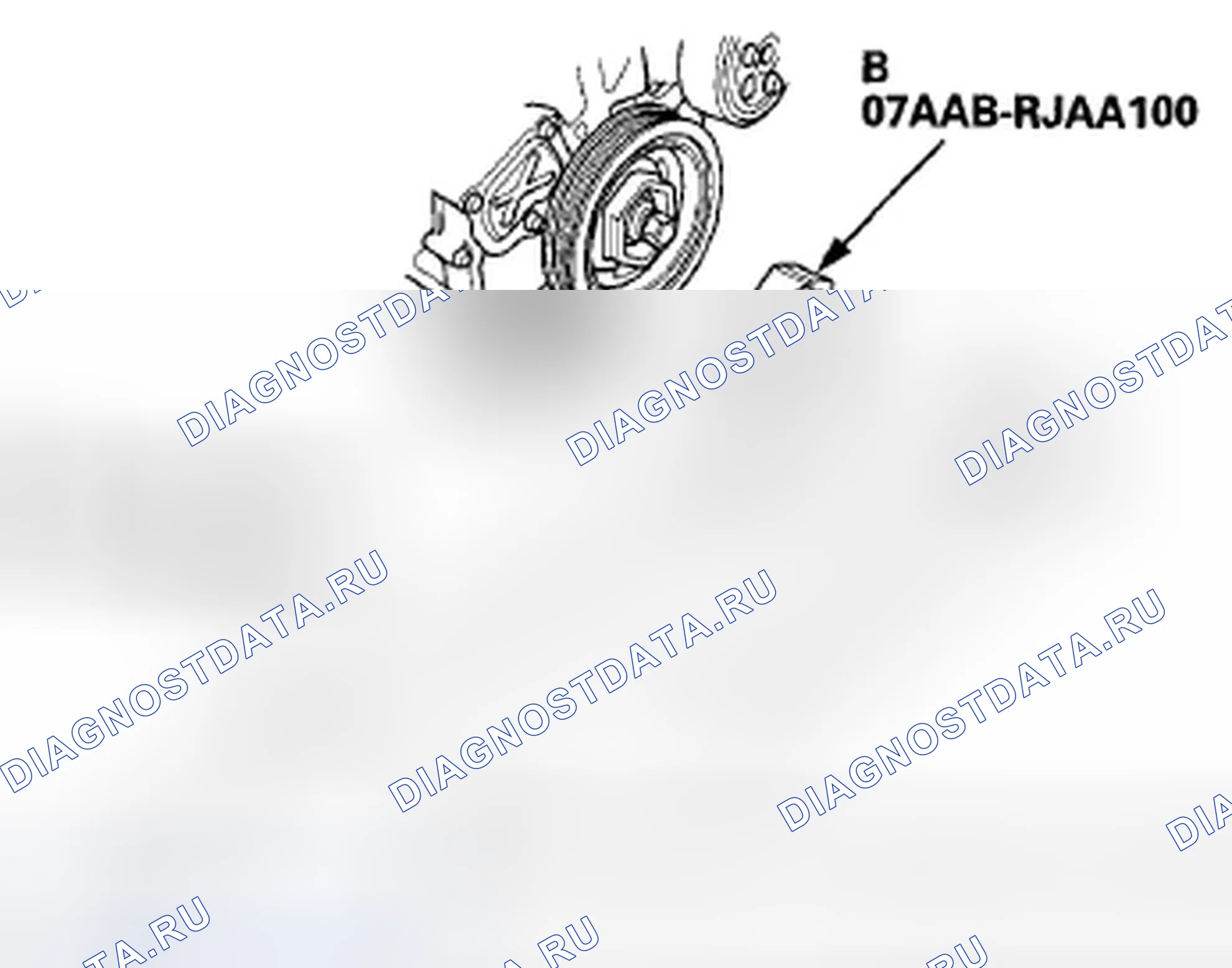 Рис. 570: Демонтаж. Honda Accord VIII