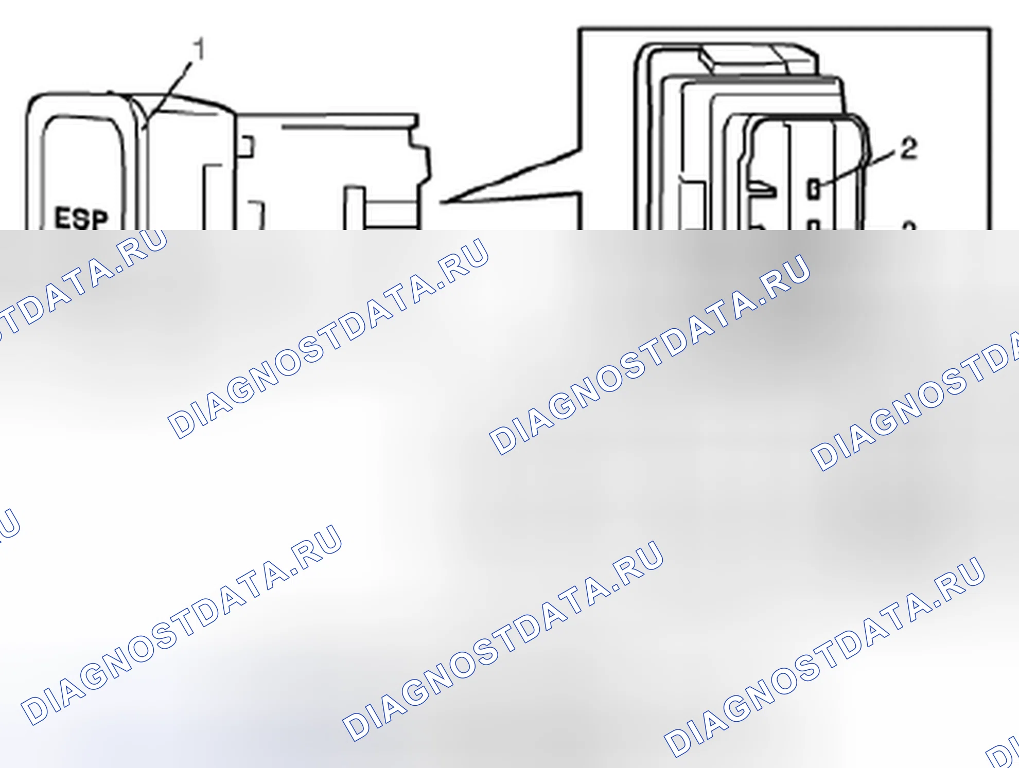 Рис. 22: Проверка выключателя ESP ®. Suzuki SX4 I