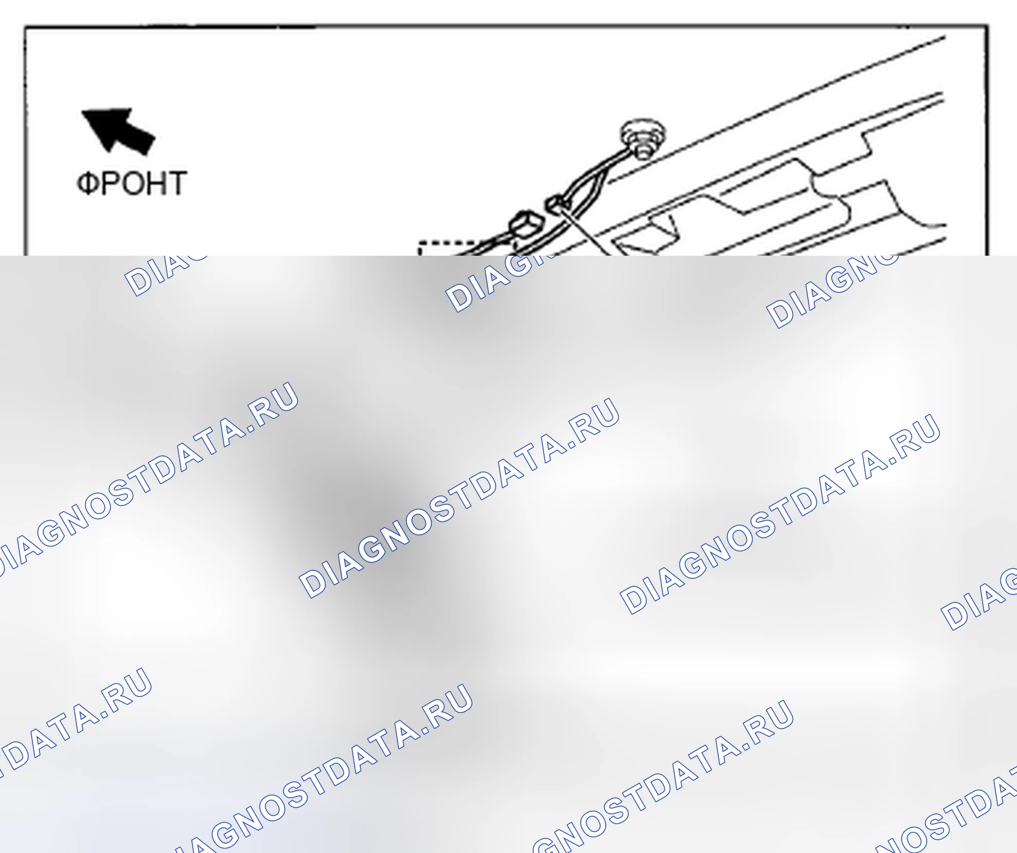 Рис. 32: ОСМОТР АНТЕННОГО ФИДЕРА No3. Mazda CX-7 I рестайлинг