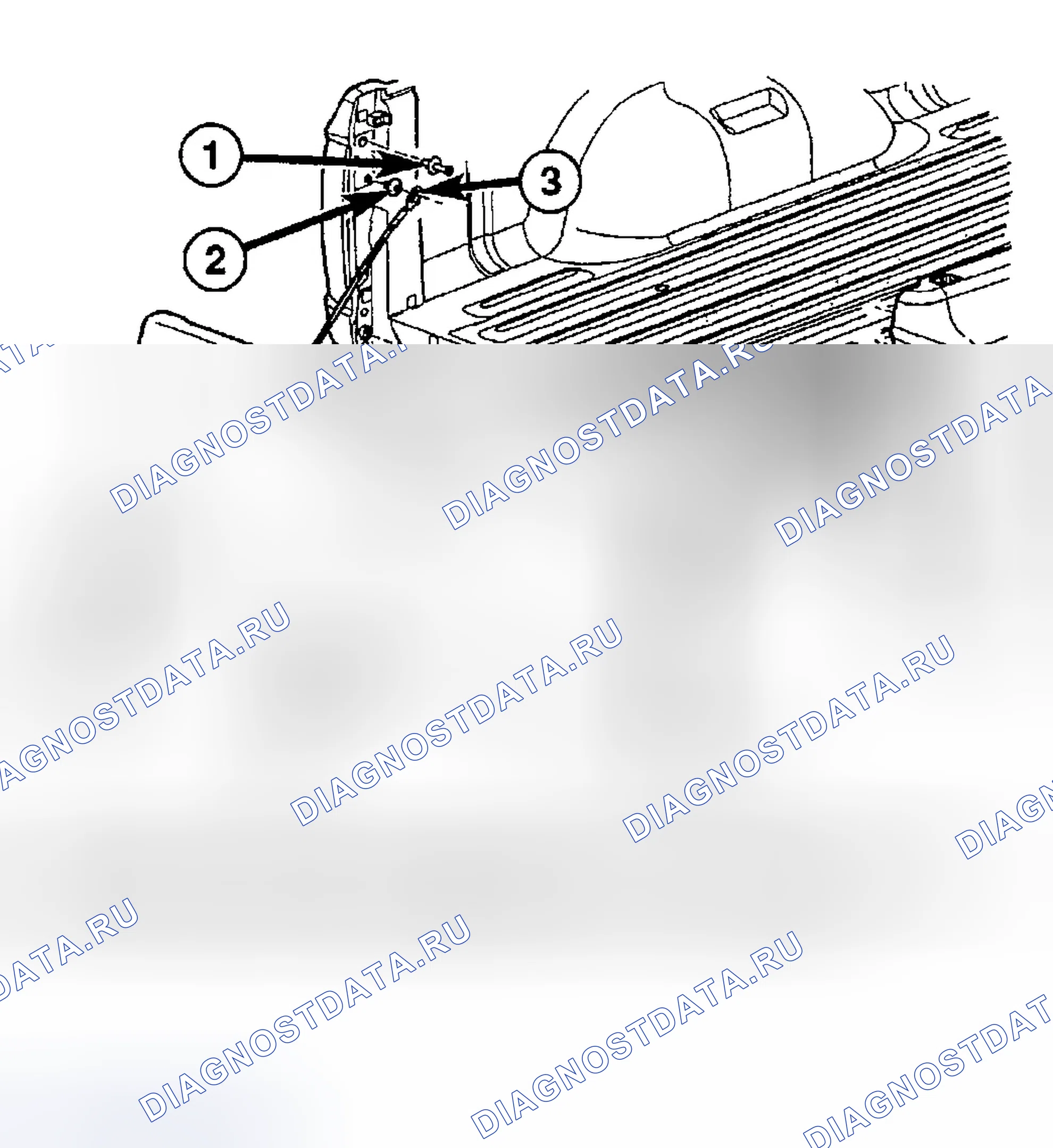 Рис. 75: ДЕМОНТАЖ. Dodge Pickup R1500 
