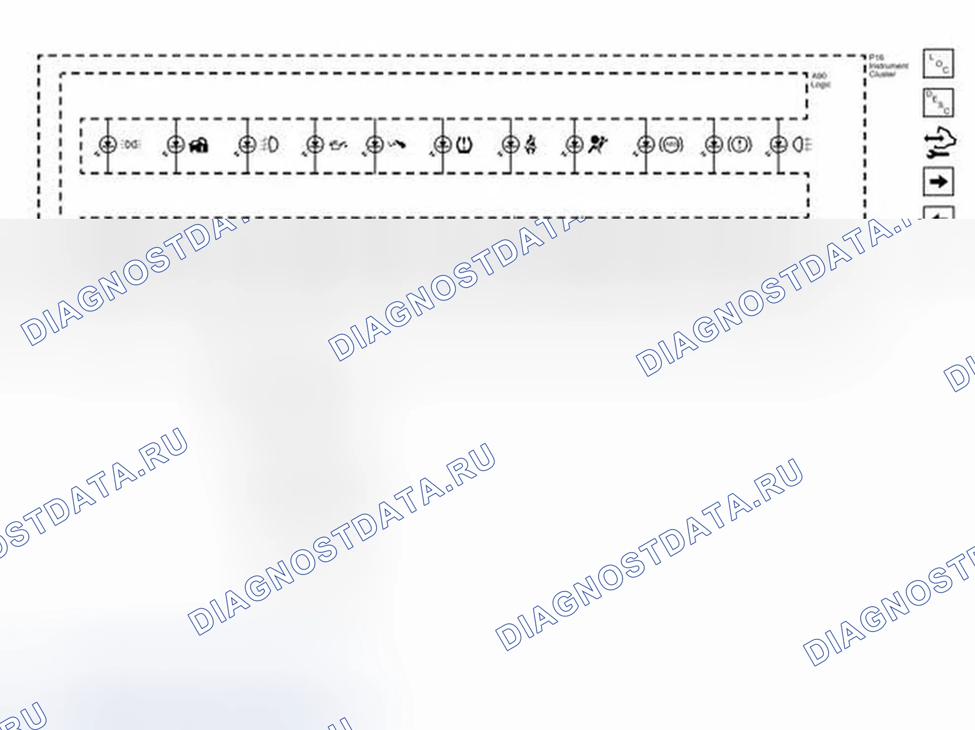 Рис. 2: Индикаторы. Buick Encore I