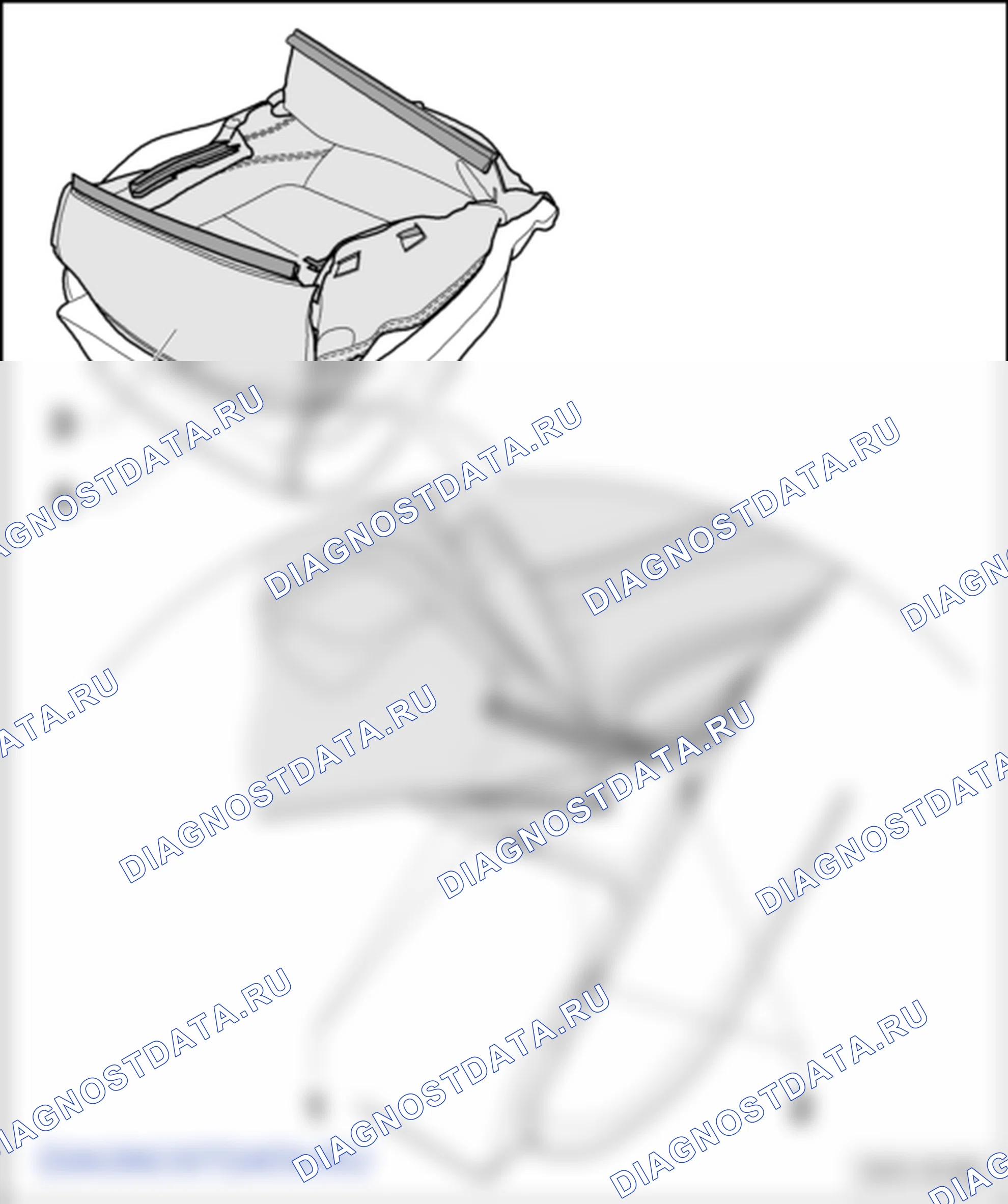 Обивка и наполнитель передних сидений. SEAT Alhambra Ii