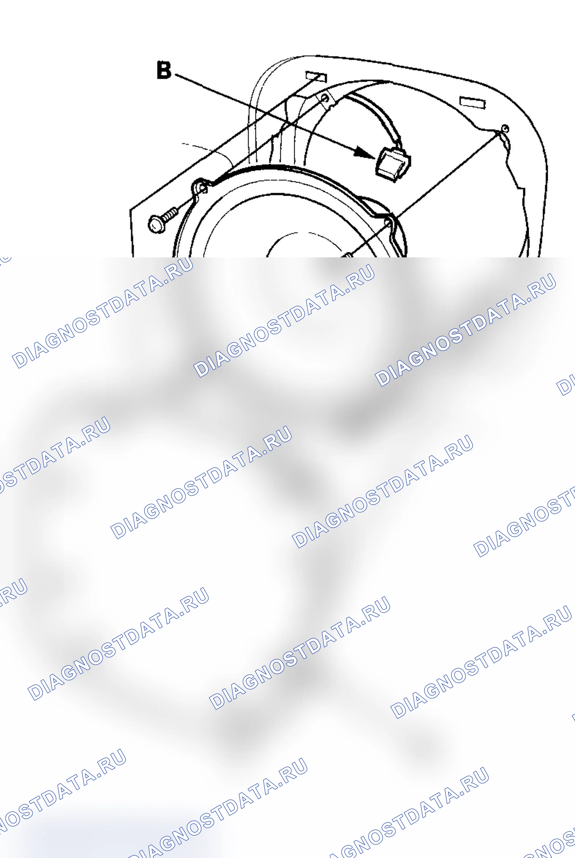 Рис. 86: Без звуковой системы BOSE. Acura MDX I
